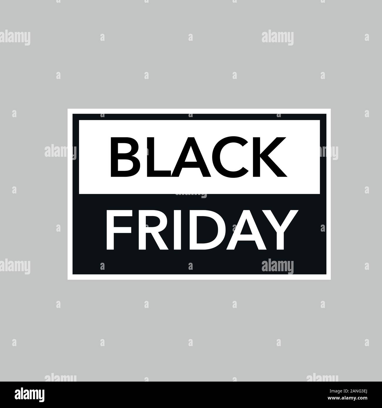 Black friday label stamp isolated on white background for promotion. Vector illustration EPS10 Stock Vector