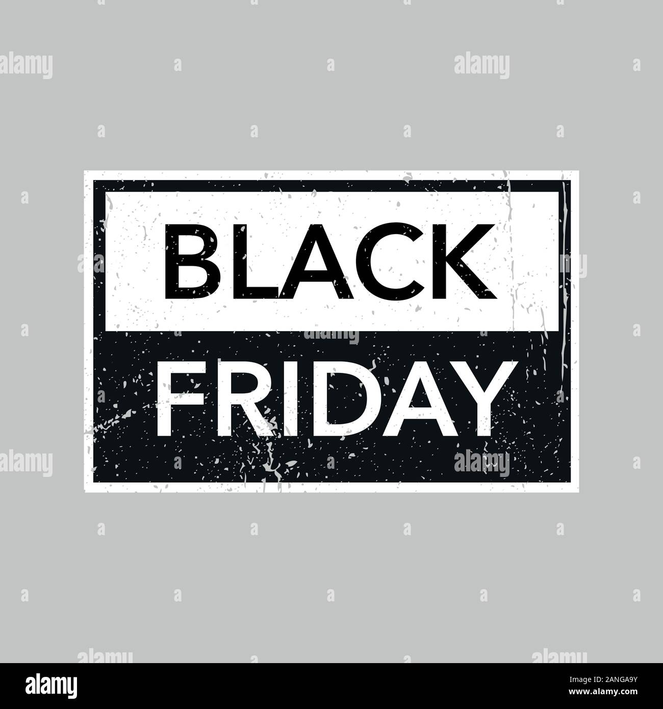 Black friday label stamp isolated on white background for promotion. Grunge Vector illustration EPS10 Stock Vector