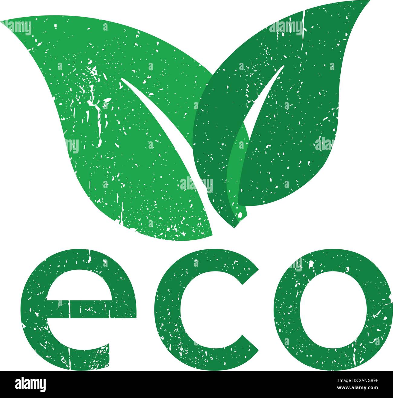 Green leaf vector icon. Eco symbol. Natural product sign Stock Vector ...