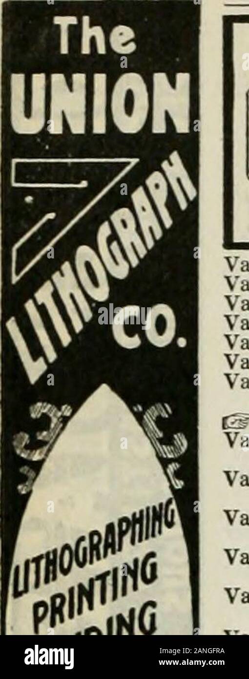 Crocker-Langley San Francisco directory for the year commencing .. . Vaughan Frederick, elk, 810 BuchananVaughan H G, contr 787 Market, r Mill alleyVaughan John, elevator constructor, r 197j Howard .  , Vaughan Joseph A, stenogr, r 2244 FultonVaughan Mary, widow, r 438 DevisaderoVaughan Montague, bkkpr Kelley-Clarke Co. r Fruitvale ? Vaughan Patrick, housesmith, r 197o HowardVaughan Reuben G, mtrman, r 4371, 24thVaughan Rufus K, liquors 449 Haight, r 220 ScottVaughan Sarah, widow, r 3942, 23dVaughan Thomas J, lineman, r 482 DouglassVaughan Walter, mach, r 1010 Treat AyVaughn C S. porter W F & Stock Photo