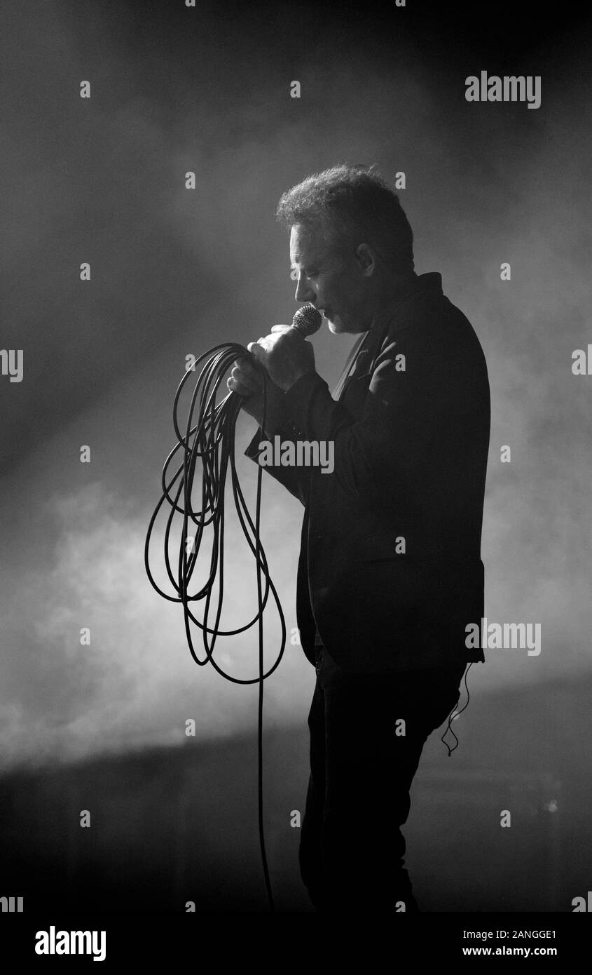 Jesus And Mary Chain on stage at Rockaway Beach, January 2020 Stock Photo