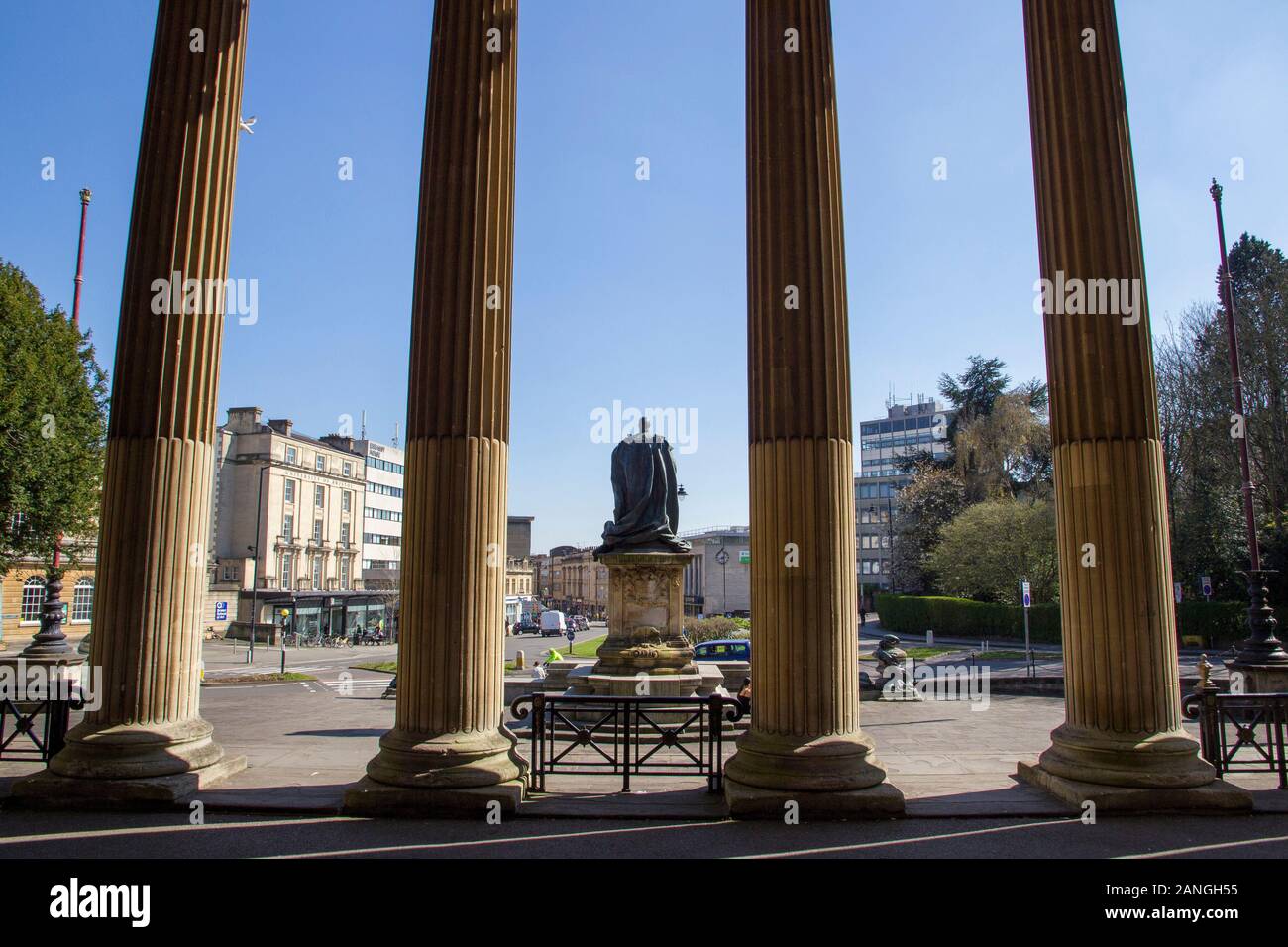 BRISTOL, UK - APRIL 8, 2019. The Victoria Rooms, houses University of Bristol's music department, designed by Charles Dyer and constructed between 183 Stock Photo