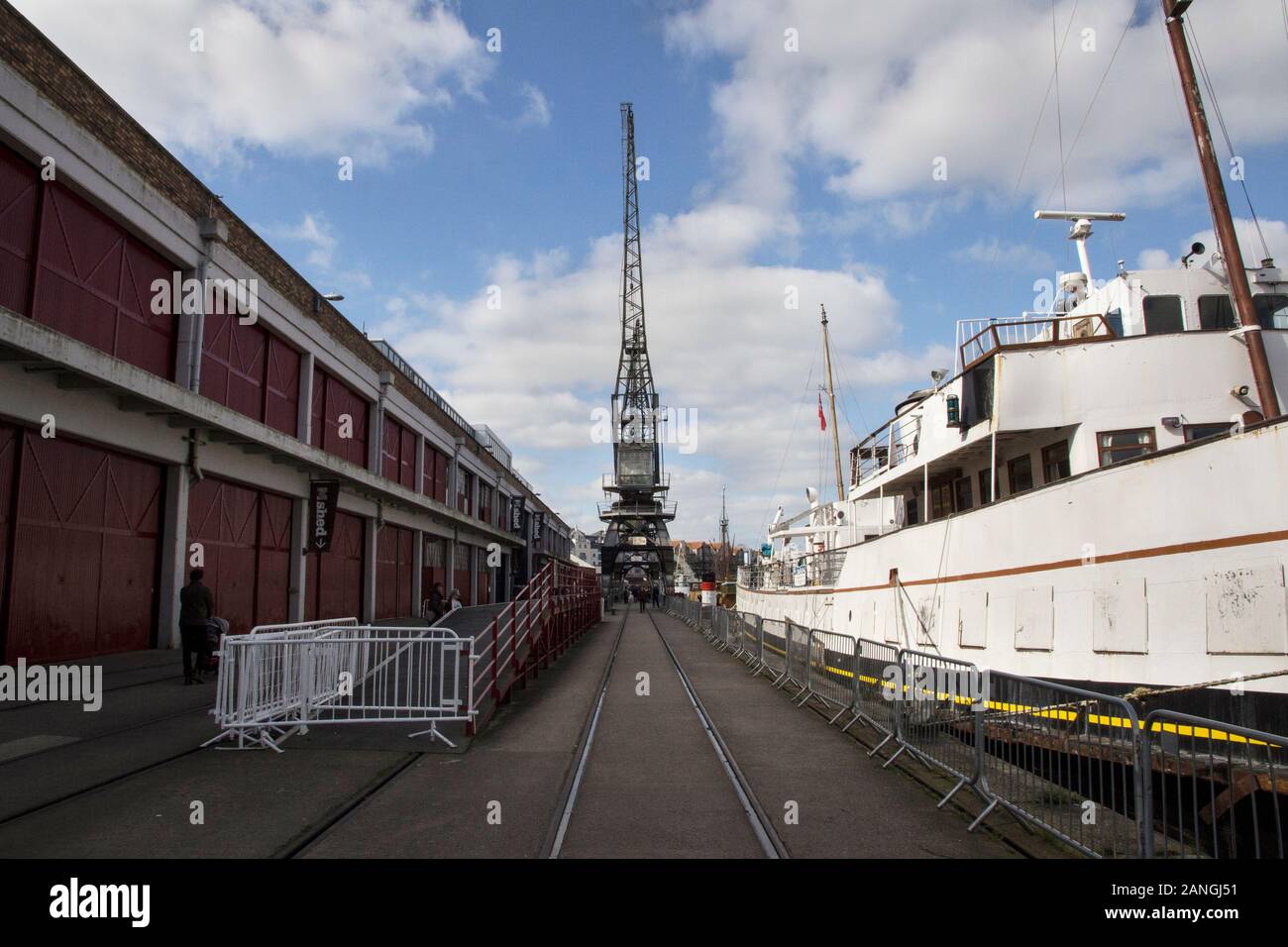 BRISTOL, UK APRIL 10, 2019. Bristol Harbour aka Bristol Docks has