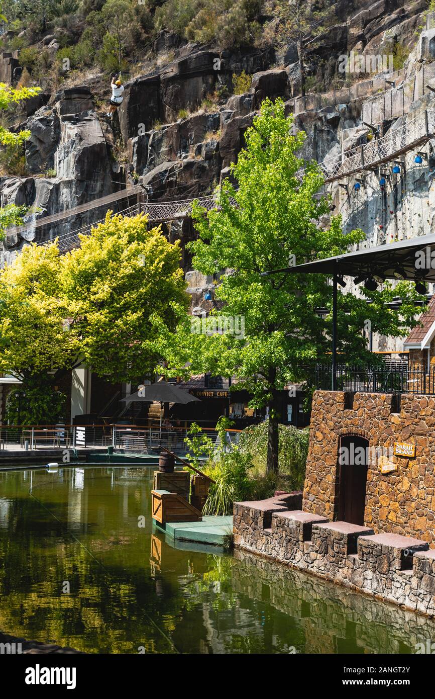 Launceston, Tasmania - January 3rd 2020: The Penny Royal, Launceston. Stock Photo