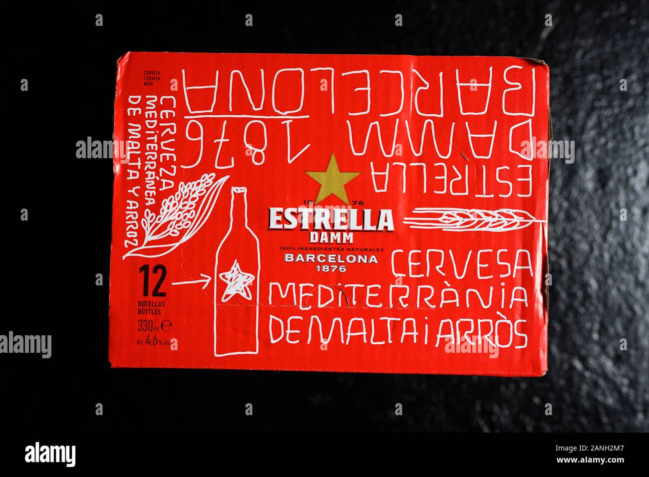Estrella beer Stock Photo