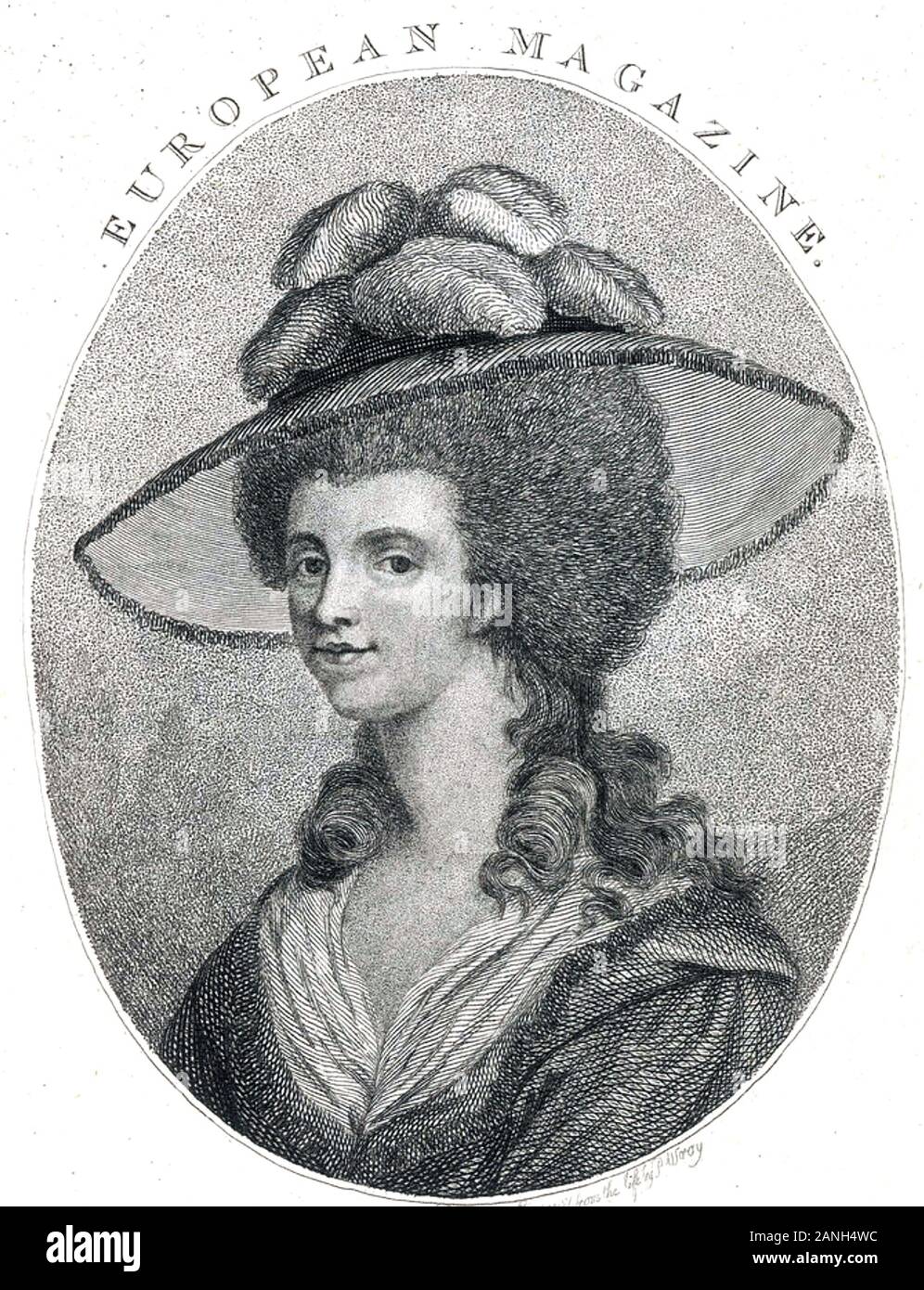 GEORGIANA CAVENDISH, Duchess of Devonshire (1757-1806) English socialite, author, gambler Stock Photo