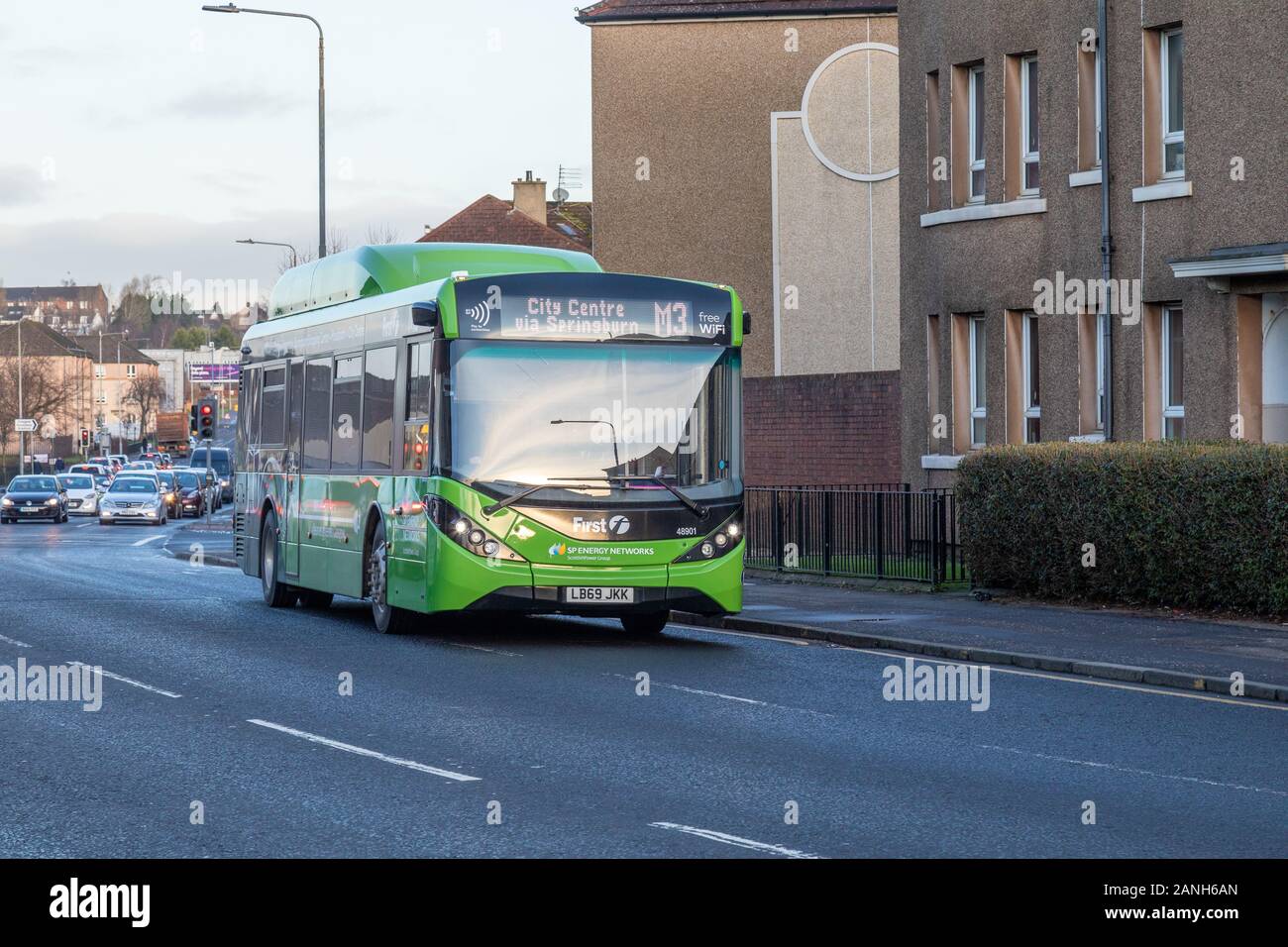 Springburn Bus Map Springburn hi-res stock photography and images - Alamy