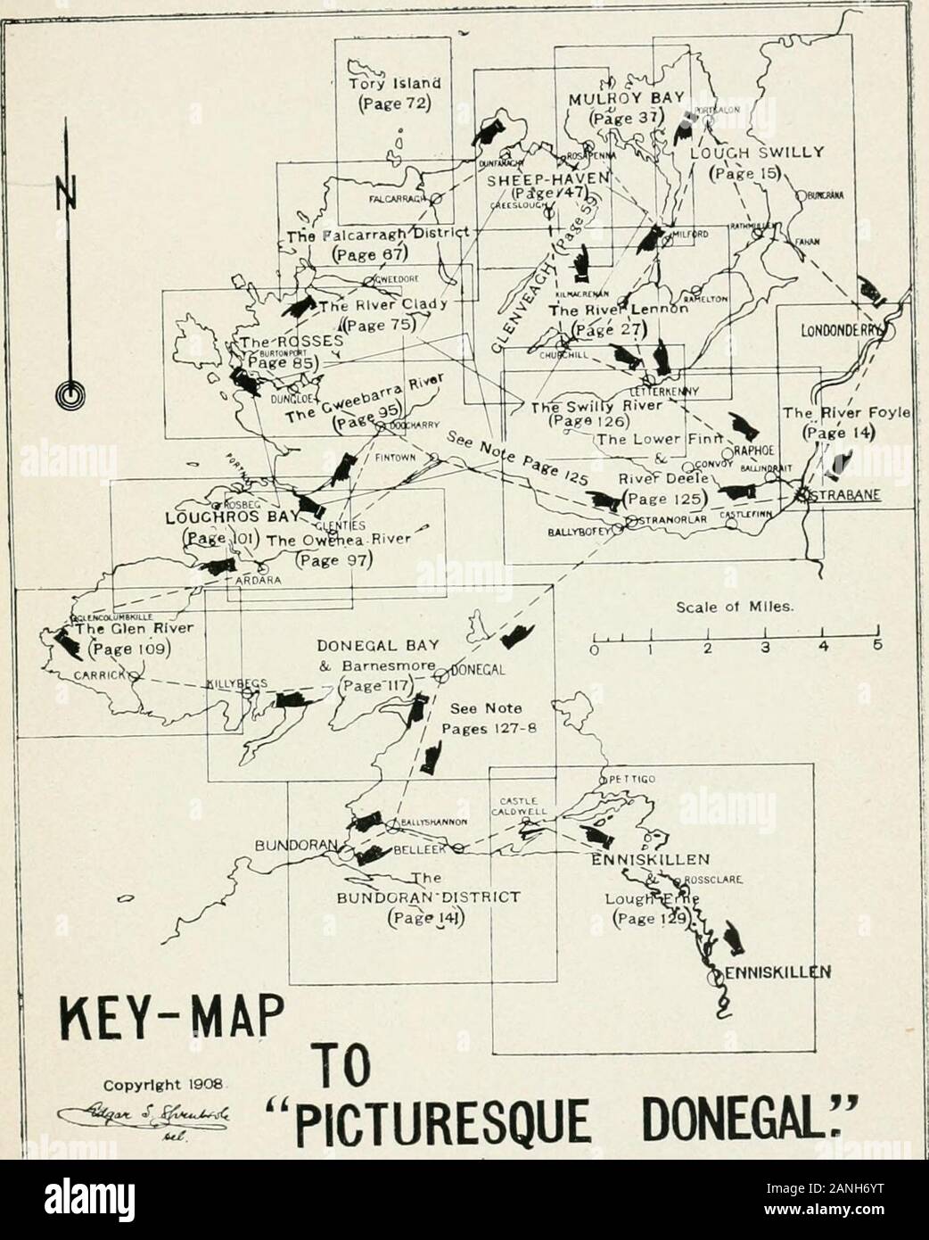 Map of donegal hires stock photography and images Alamy