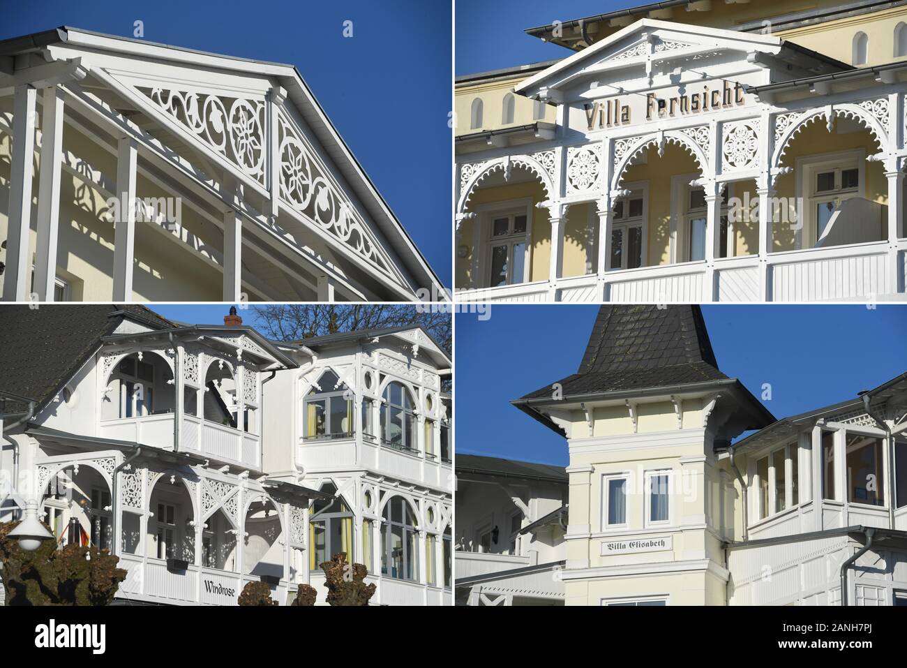 Sellin Germany 17th Jan 2020 Kombo View Of A Villa In The