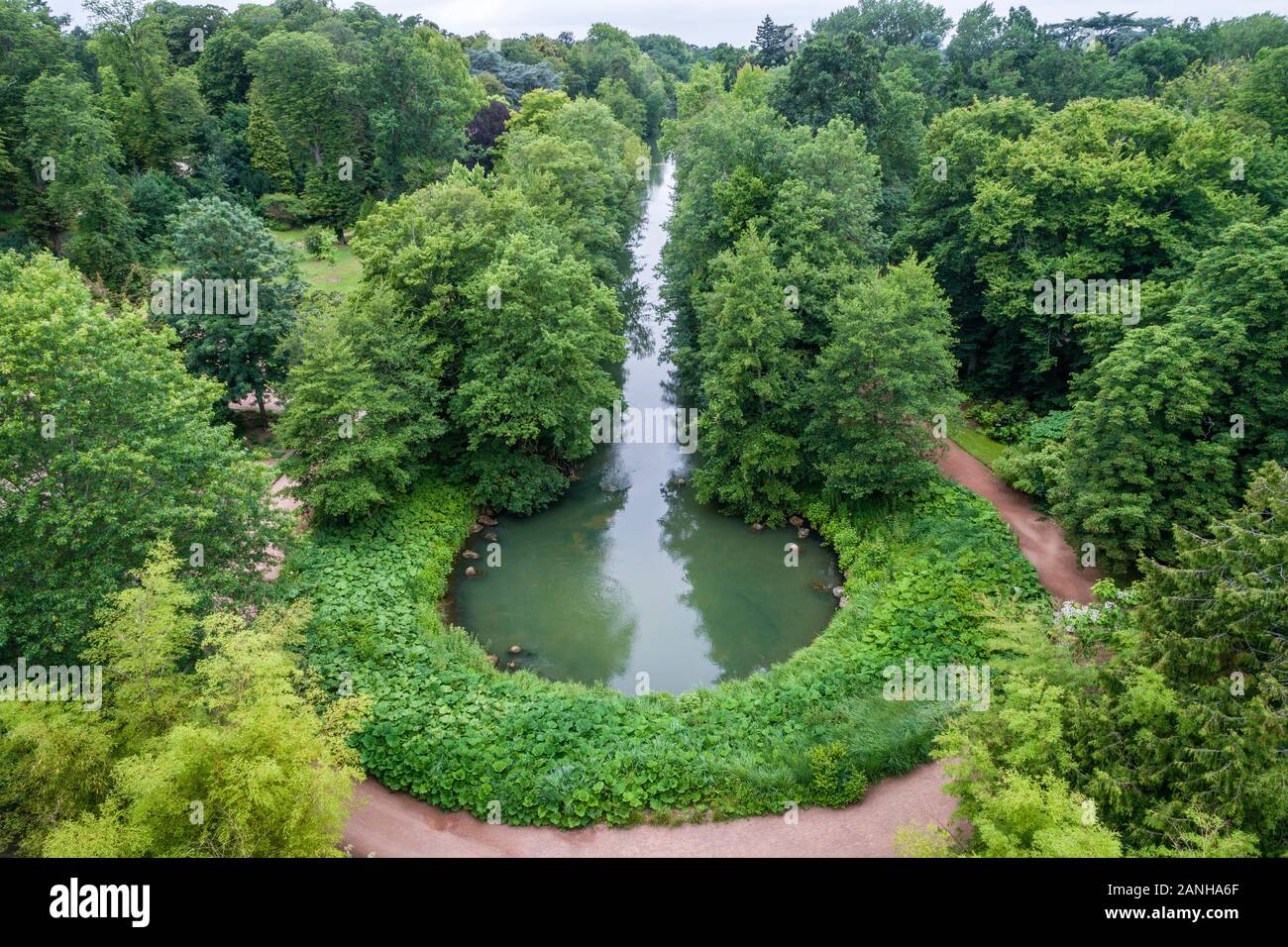 France, Loiret, Orleans, OrleanslaSource, the parc floral de la Source, the source of Loiret