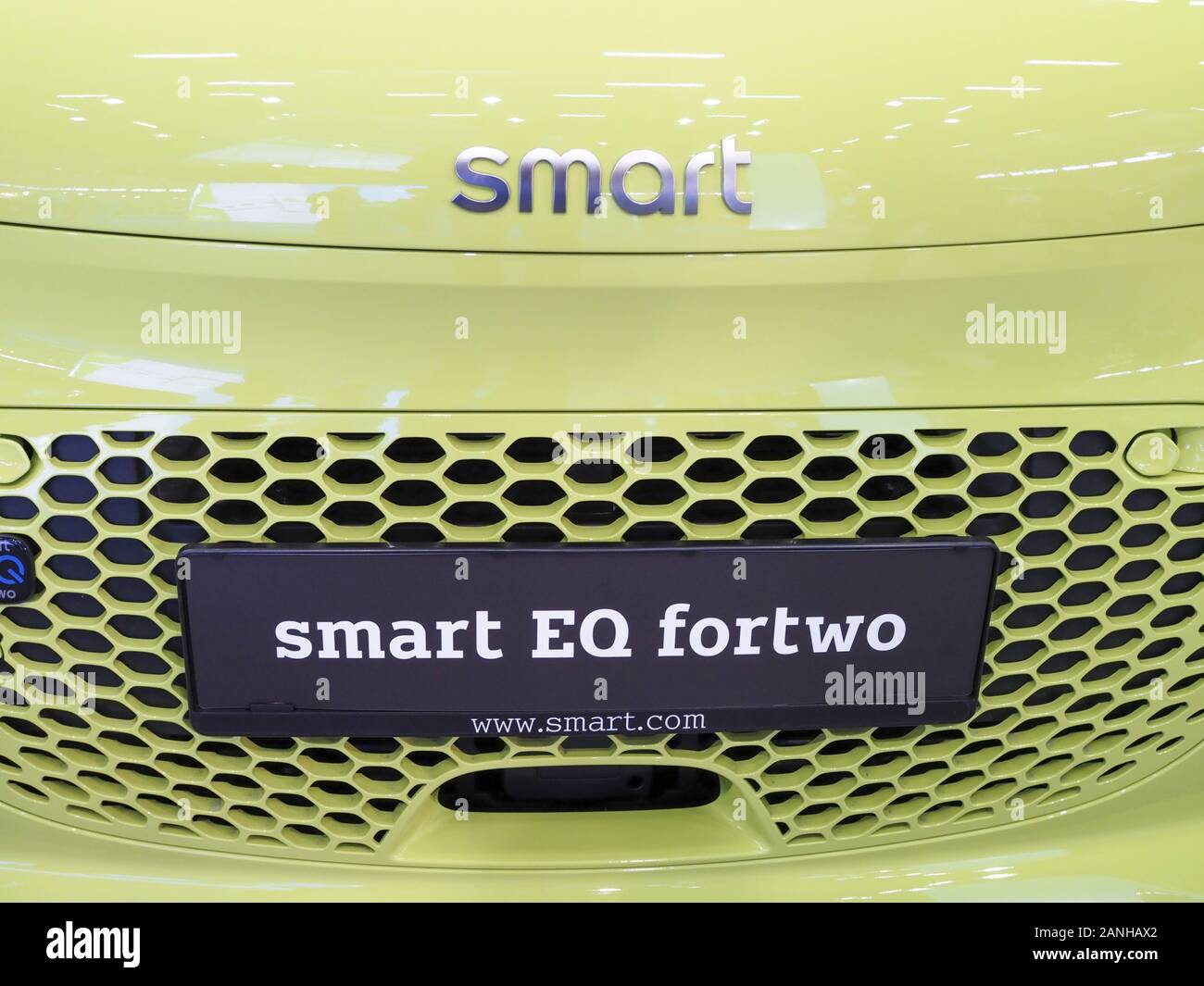 Vienna Auto Show 2020, Smart EQ fortwo Stock Photo
