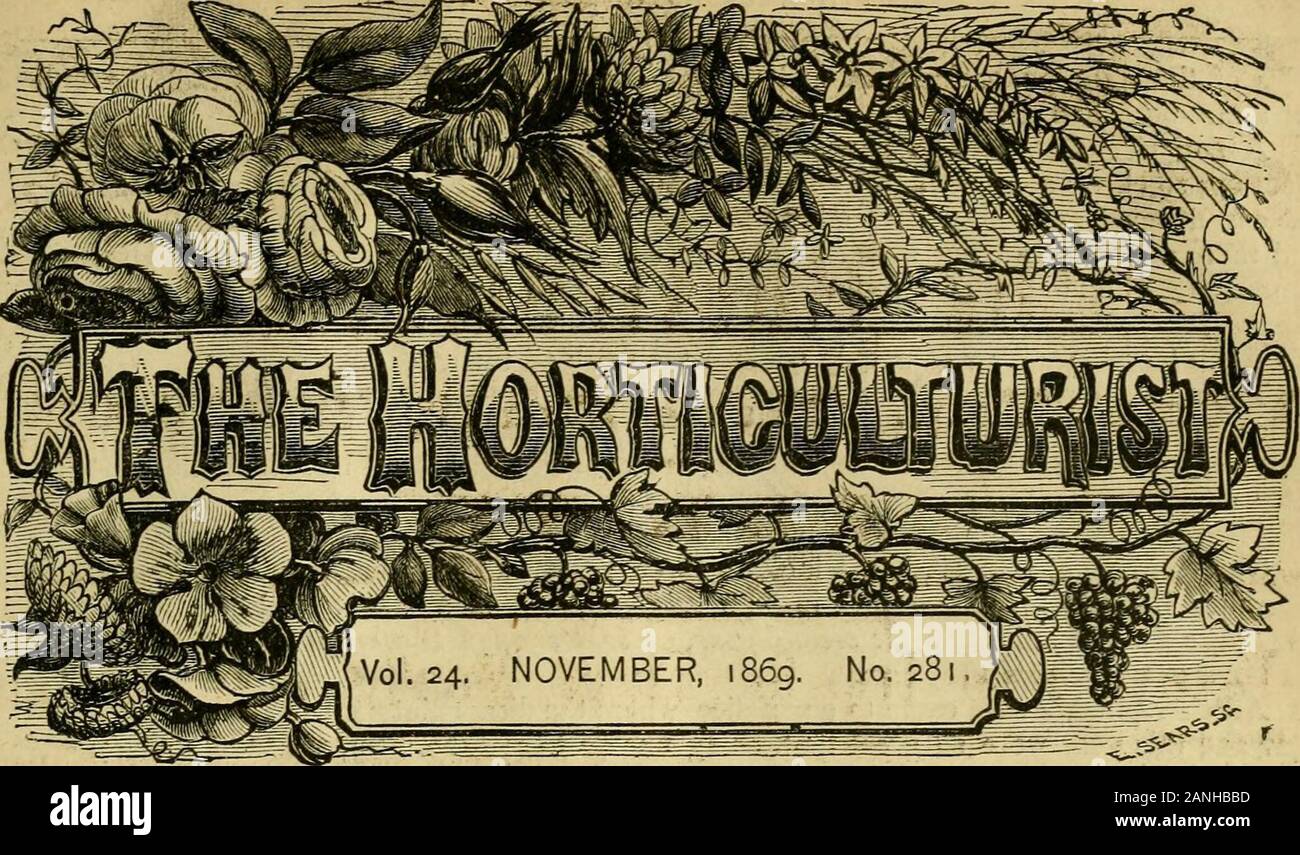The Horticulturist and journal of rural art and rural taste . J. Berckmans, Augusta, Ga. Wholesale Trade-List. E. Moody & Sons,Lockport, N. Y. Wholesale Circular. Robert J. Halliday,Baltimore, Md. Grape-Vines and Small Fruits. Pfiflner &Marquardt, Delaware, Ohio. Price-List of Trees and Plants. CharlesBlack, Hightstown, N. J. Wholesale Trade-List. W. & T. Smith,Geneva, N. J. Descriptive Catalogue. Thompson & Adams,Brookfield, Wis. Wholesale Trade-List. W. F. Heikes Nur-series, Dayton, Ohio. Wholesale Trade-List. Nicholas & Newson,Geneva, N. Y. Catalogue and Price-List, J. W. Manning,Reading, M Stock Photo