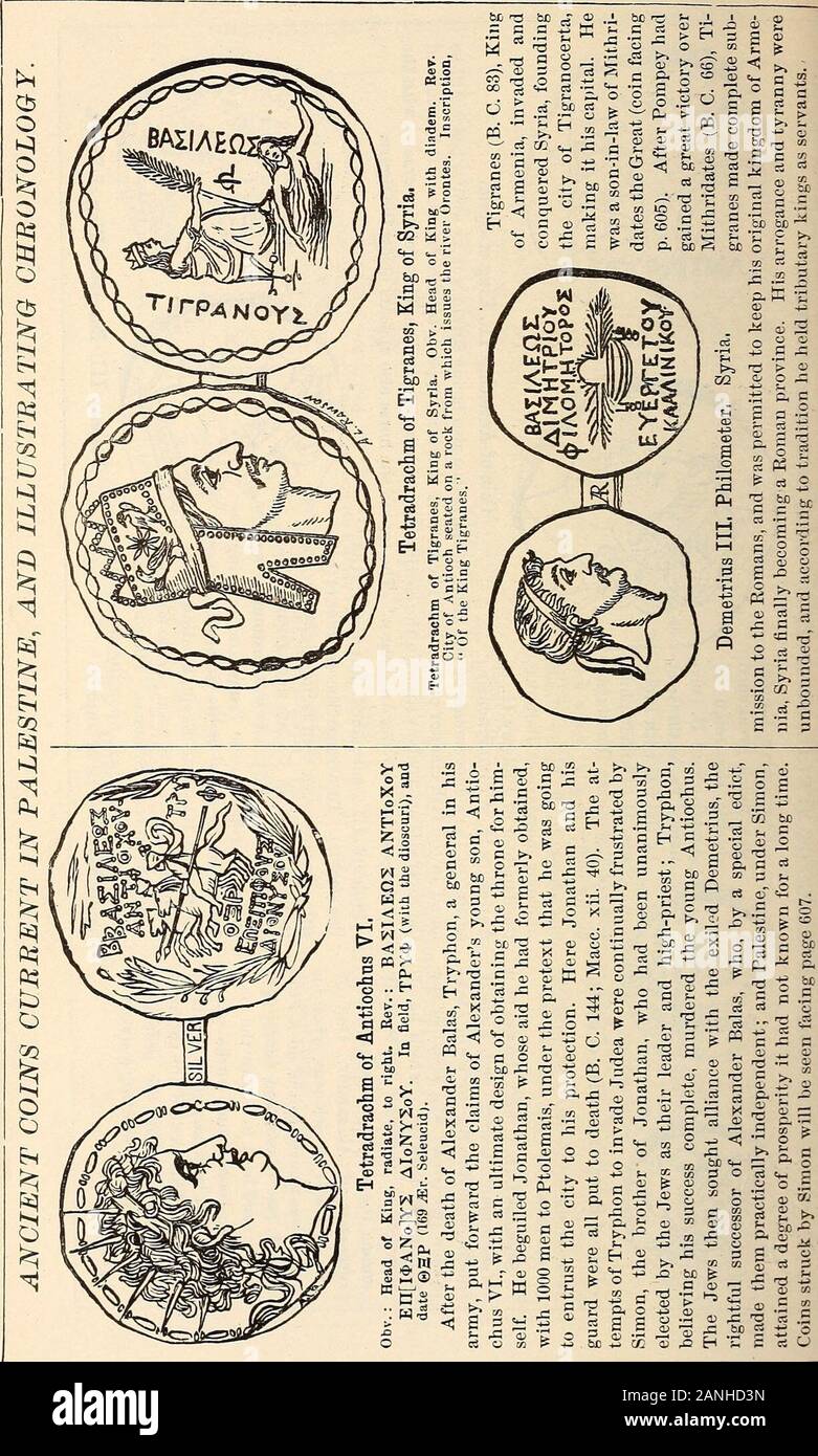 The Bible hand-book: an introduction to the study of Sacred Scripture . 07*. OLD AND NEW TESTAMENTS CONNECTED. 601 C s Coesar war.la. os first § M S © - »•&gt; as S 33 .5 — &gt;&gt;S— &gt;co © bi5 o O 00 rH O CO 00 r-l a&gt; 3 =  -r j&lt; c3 0jr-l 05 is Ph© &lt;o fix — o 00 rv CO CO !M d p d o o © © g ^5 © . H go O© 3 S © ,© =?Oh© ©,Q go a&gt;O &lt;» ©£ e 81 &gt;go © © &lt;-i « £© P c ©©•p G-^. N — .5 © • ° &lt;»  O © ©jS| bO £ rt rig O r- uo f-&lt; e»w o » ?&lt;* c © C3 £^ Pi-a © u 602 OLD AND NEW TESTAMENTS CONNECTED. ©a, .a © 5 2 «. &lt; .So &lt;D u V . g.5 x © ©sS! d Ei g1^ co v. S3 A O Stock Photo