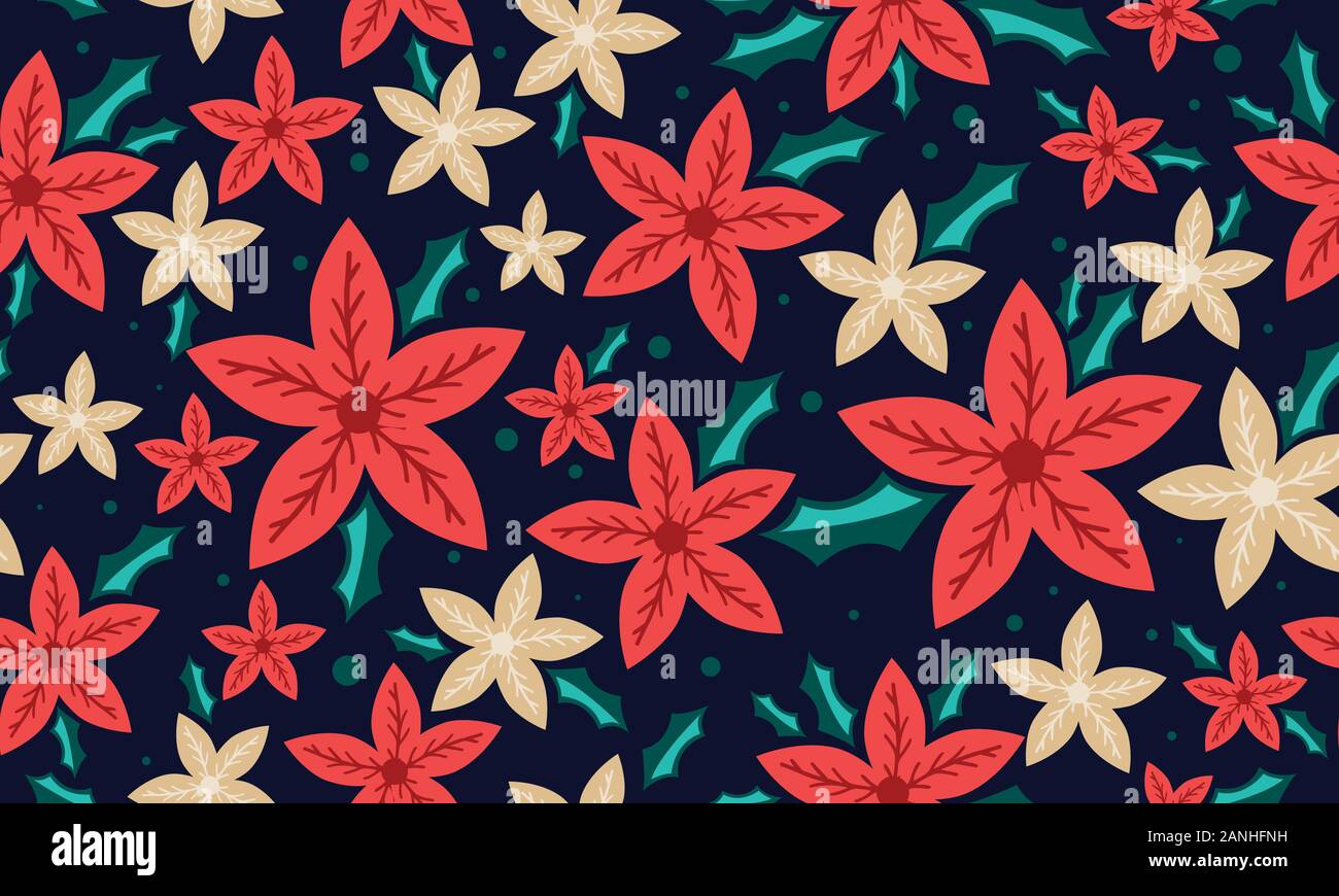 a beautiful red flower for christmas