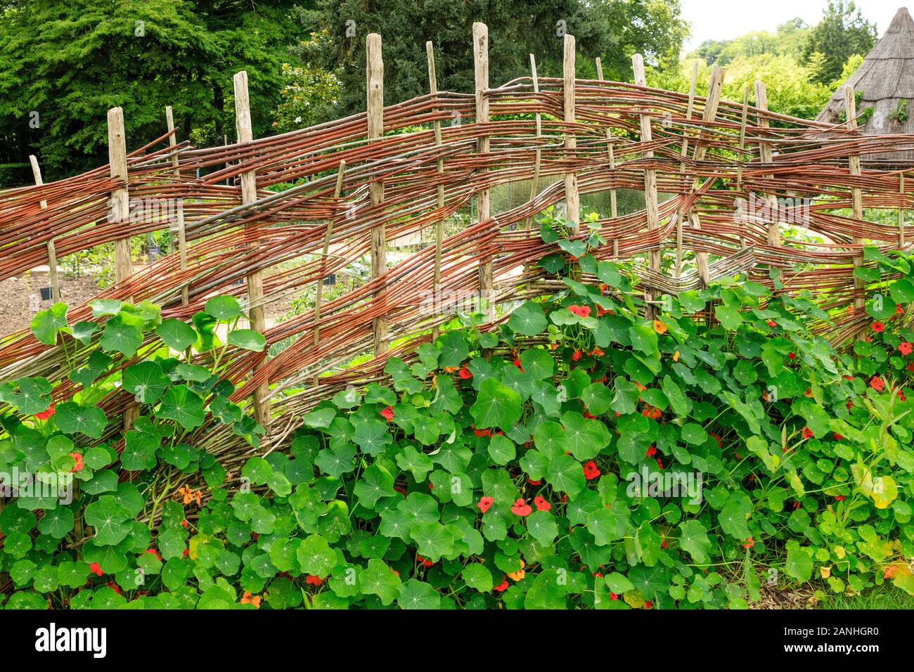 Kitchen Garden Fence Stock Photos Kitchen Garden Fence Stock