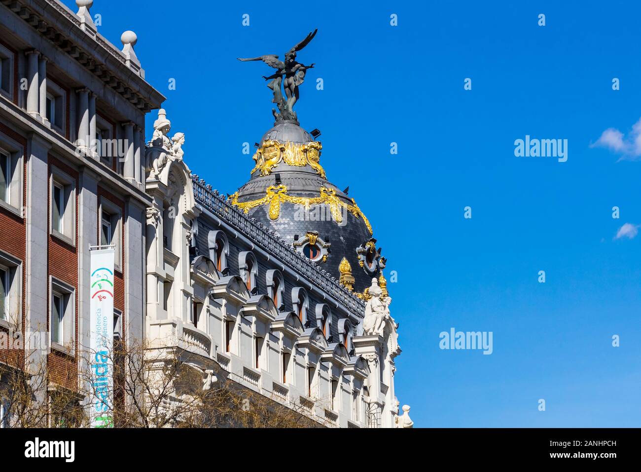 Spain Element Building Elements of the architecture of Spain's capital city of Madrid Stock ...