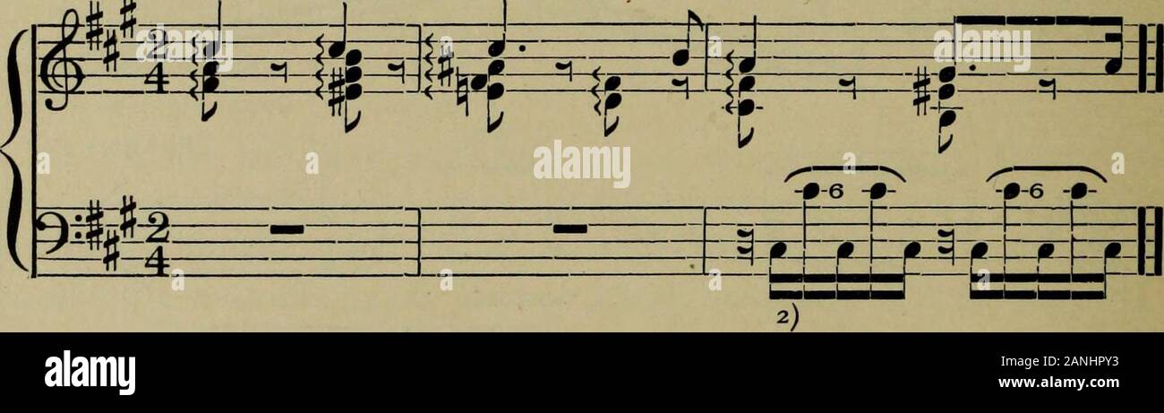 Counterpoint Canon Example Partsand hi-res stock photography and images - Alamy