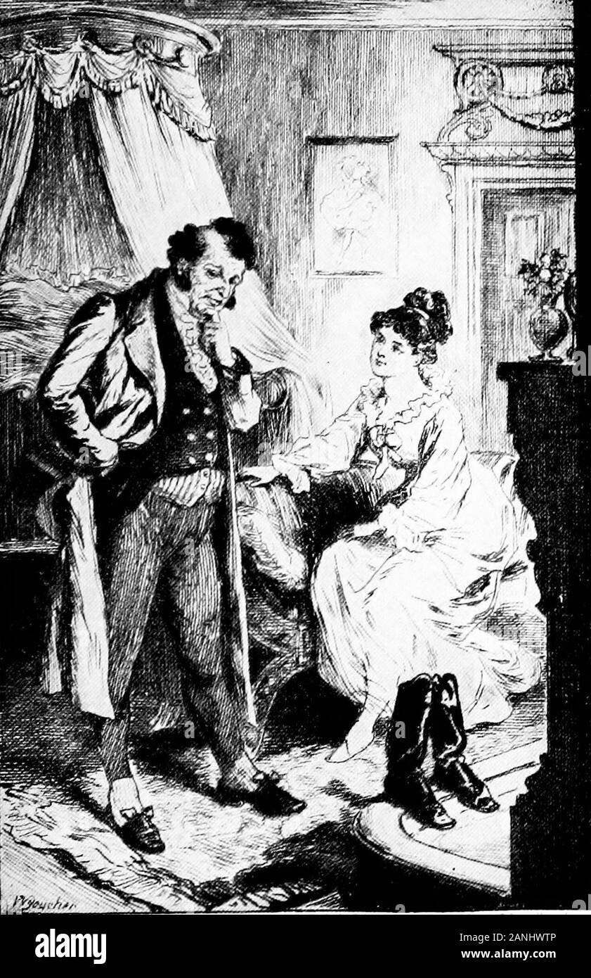 The comédie humaine . en prescribed by fashion, a pair of extremely elegantbetasseled boots, which shone in glistening contrast againsttight-fitting trousers invariably of some light color, and re-flected their surroundings like a mirror. The boots staredthe honest silk-mercer out of countenance, and, it must beadded, they pained his heart. What is it ? asked Coralie. Nothing. Ring the bell, said Coralie, smiling to herself at Camu-sots want of spirit. Berenice, she said, when the Normanhandmaid appeared, just bring me a button-hook, for I mustput on these confounded boots again. Dont forget Stock Photo