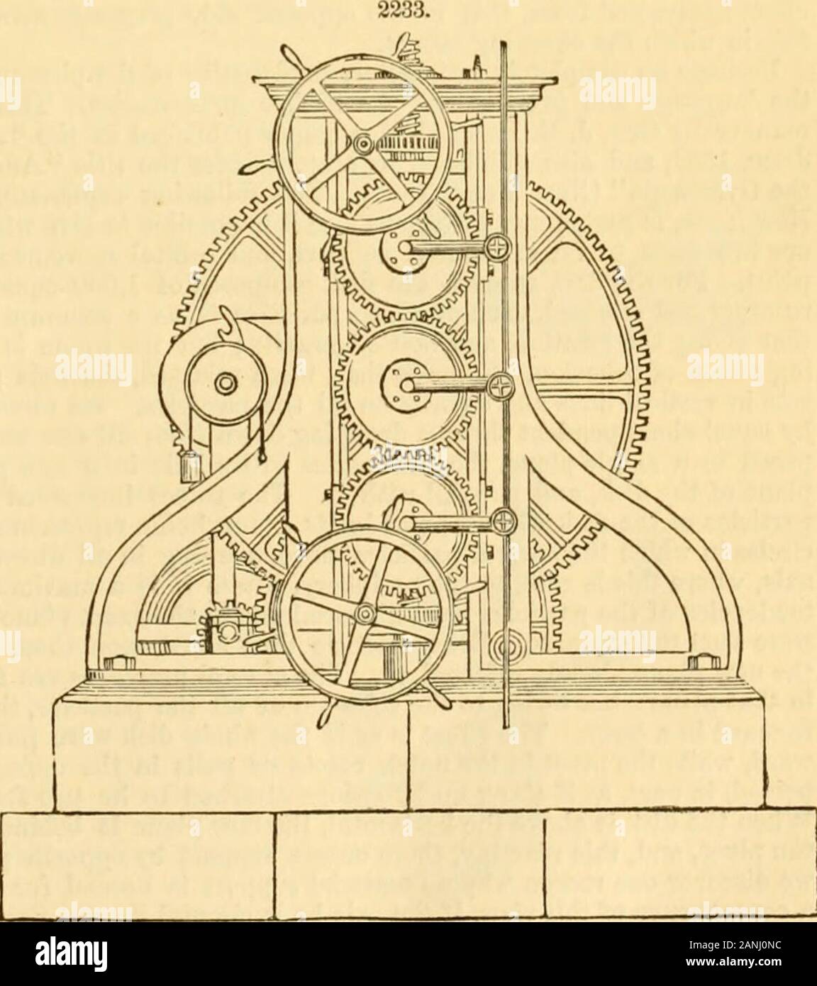 Appletons' cyclopaedia of applied mechanics: a dictionary of mechanical engineering and the mechanical arts . achamber into which the gum alsoenters, and at the same time arerotated, so that they emerge cov-ered with a layer of gutta-percha,which is increased in thickness asdesired by repetitions of the pro-cess. Vulcanization of gutta-perchais effected in the same manner asthat of India-rubber. The opera-tion renders the material muchharder, but it is not nearly sonecessary to adapt it to variouspurposes as in the case of caout-chouc ; hence it is not often done.The impossibility of working o Stock Photo