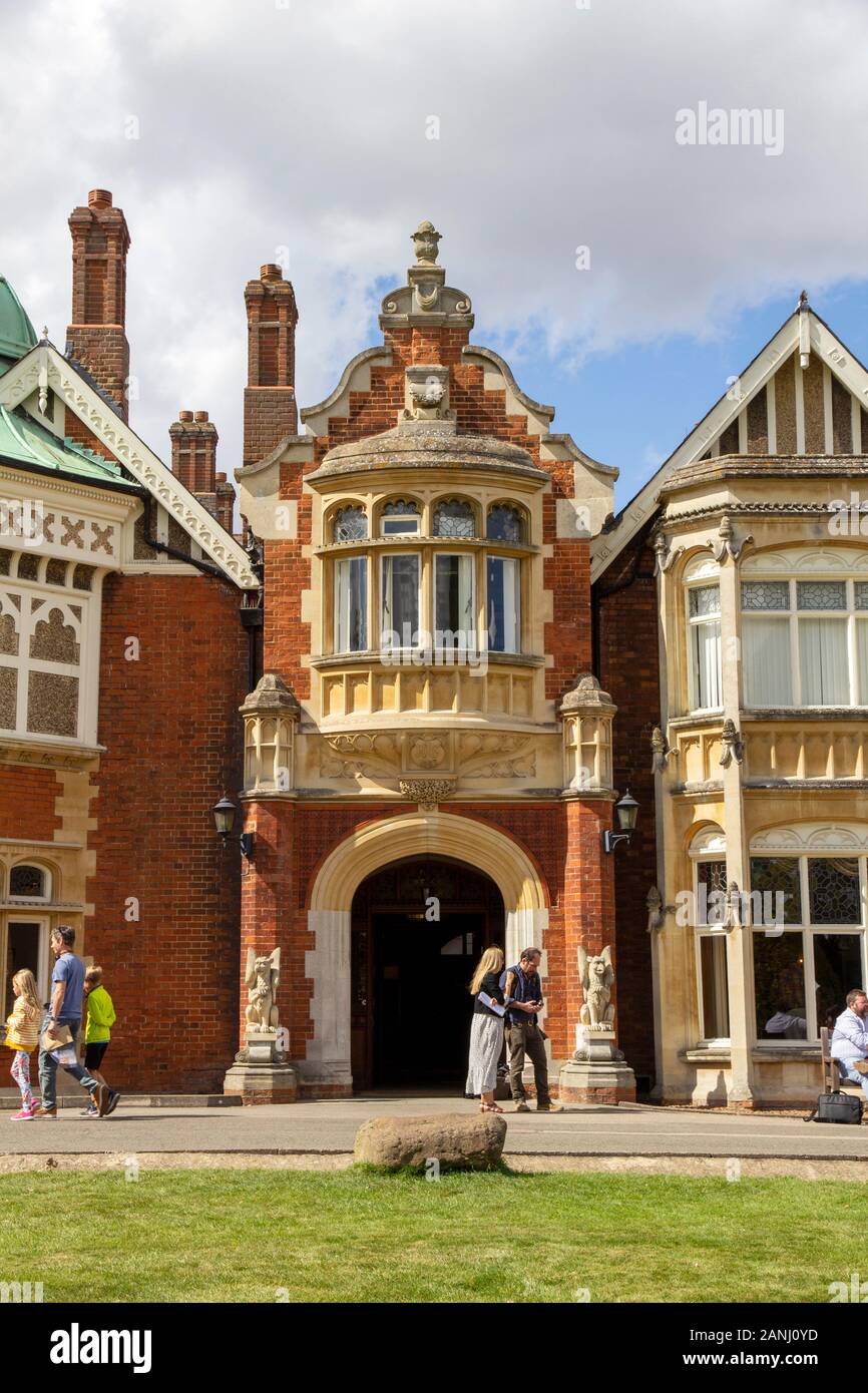 BLETCHLEY, UK SEPTEMBER 1, 2019. Bletchley Park the home of British