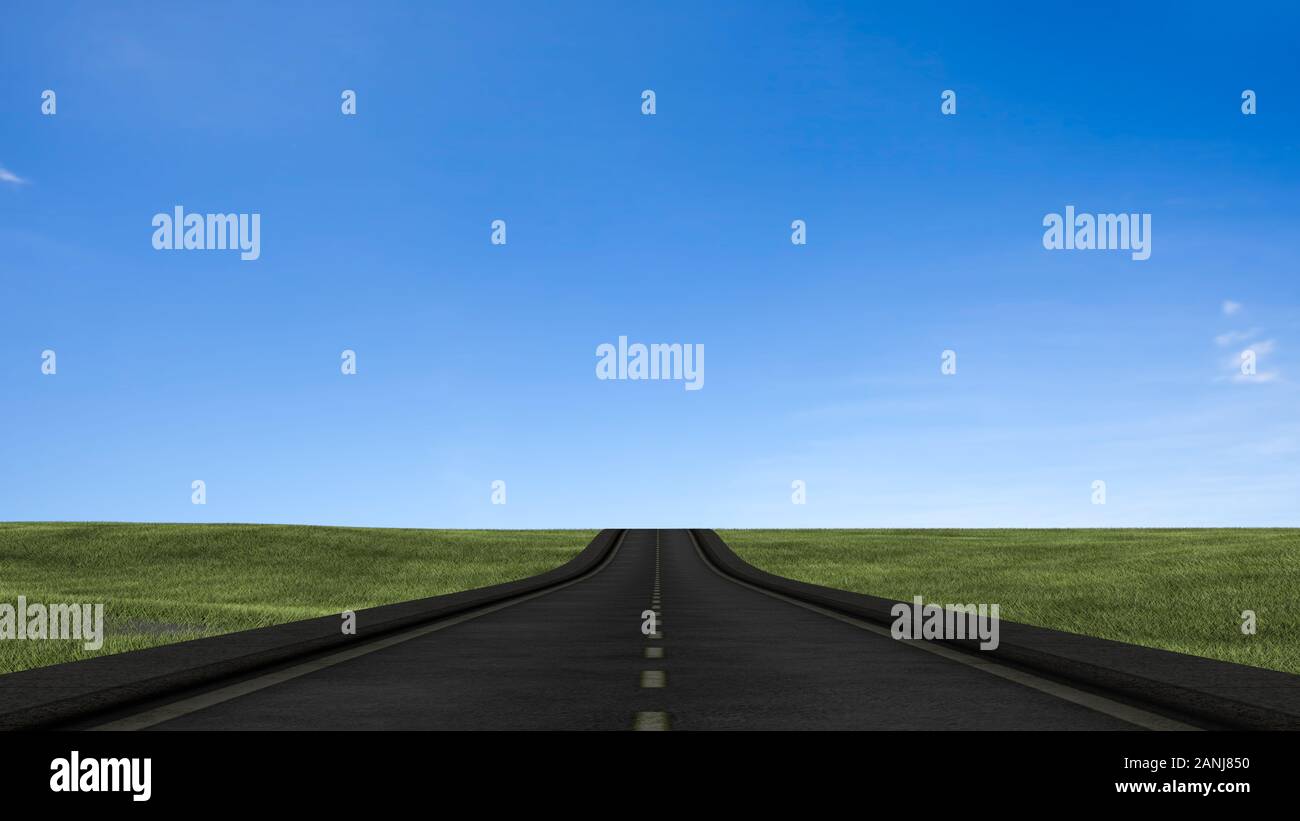 3d rendering pathway in hi-res stock photography and images - Alamy