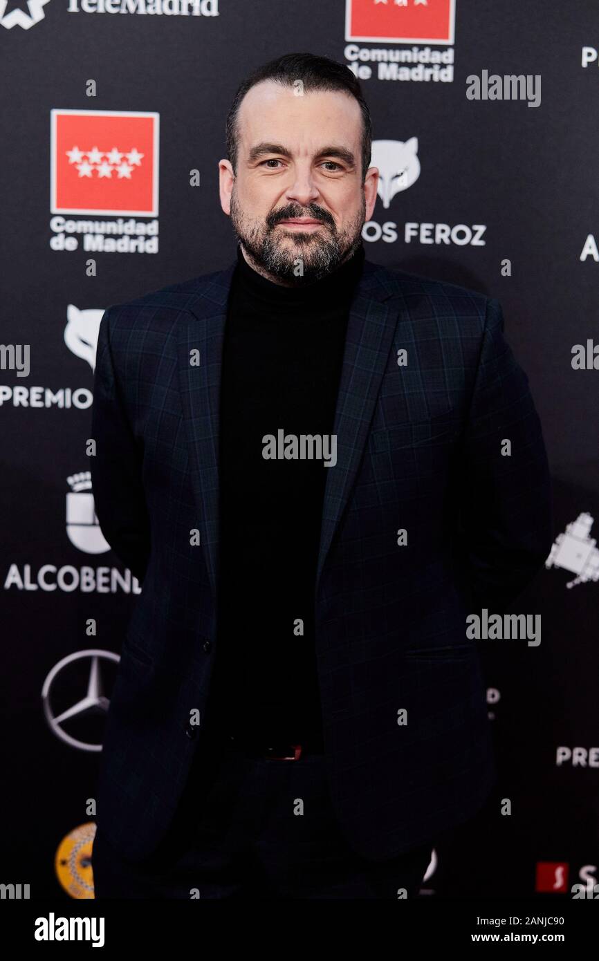 Nacho Vigalondo attends the Feroz Awards 2020 at Teatro Auditorio Ciudad de Alcobendas in Alcobendas. Stock Photo