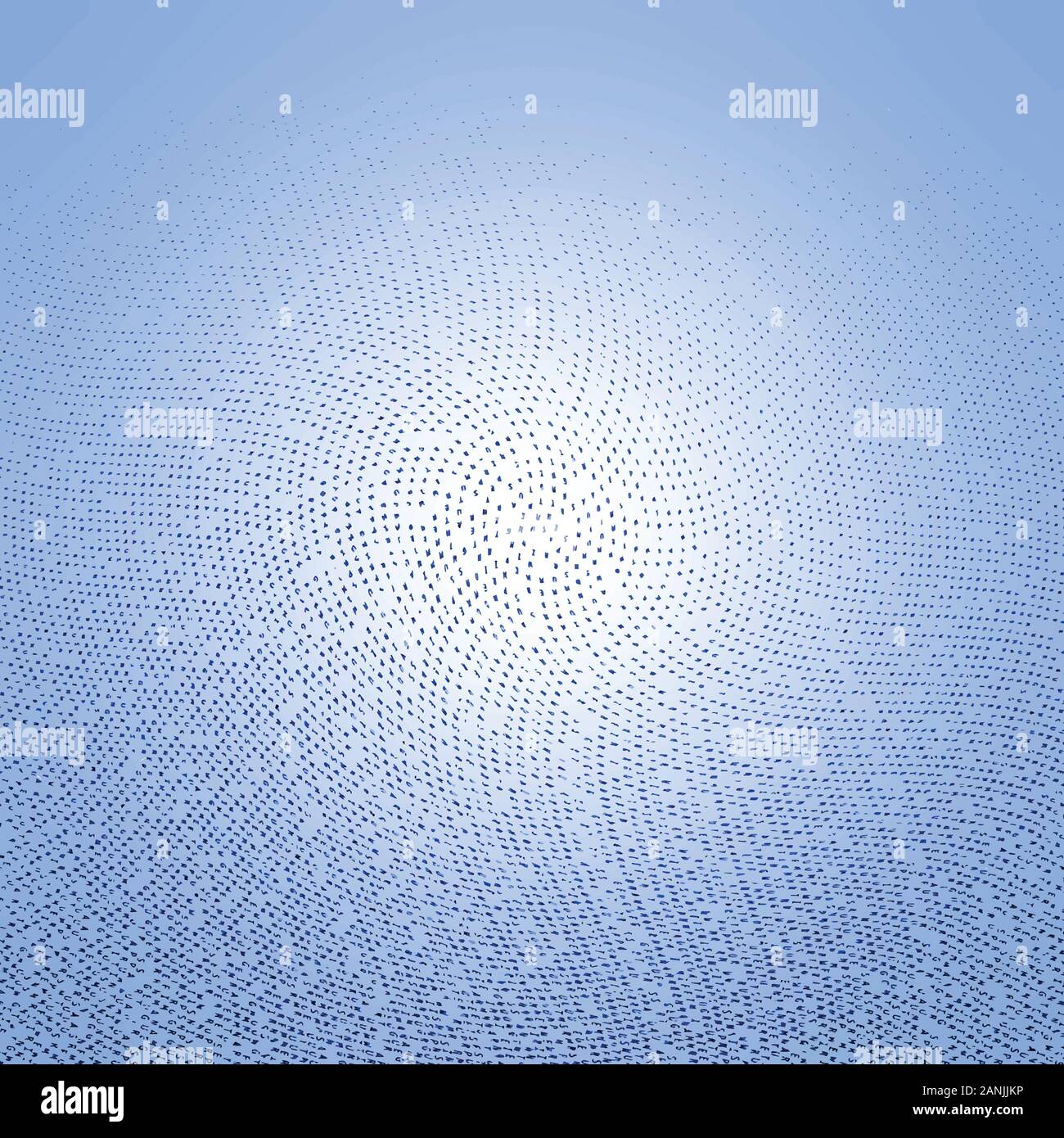 Abstract monochrome halftone pattern. Soft dynamic lines.Vector illustration with dots Stock Vector