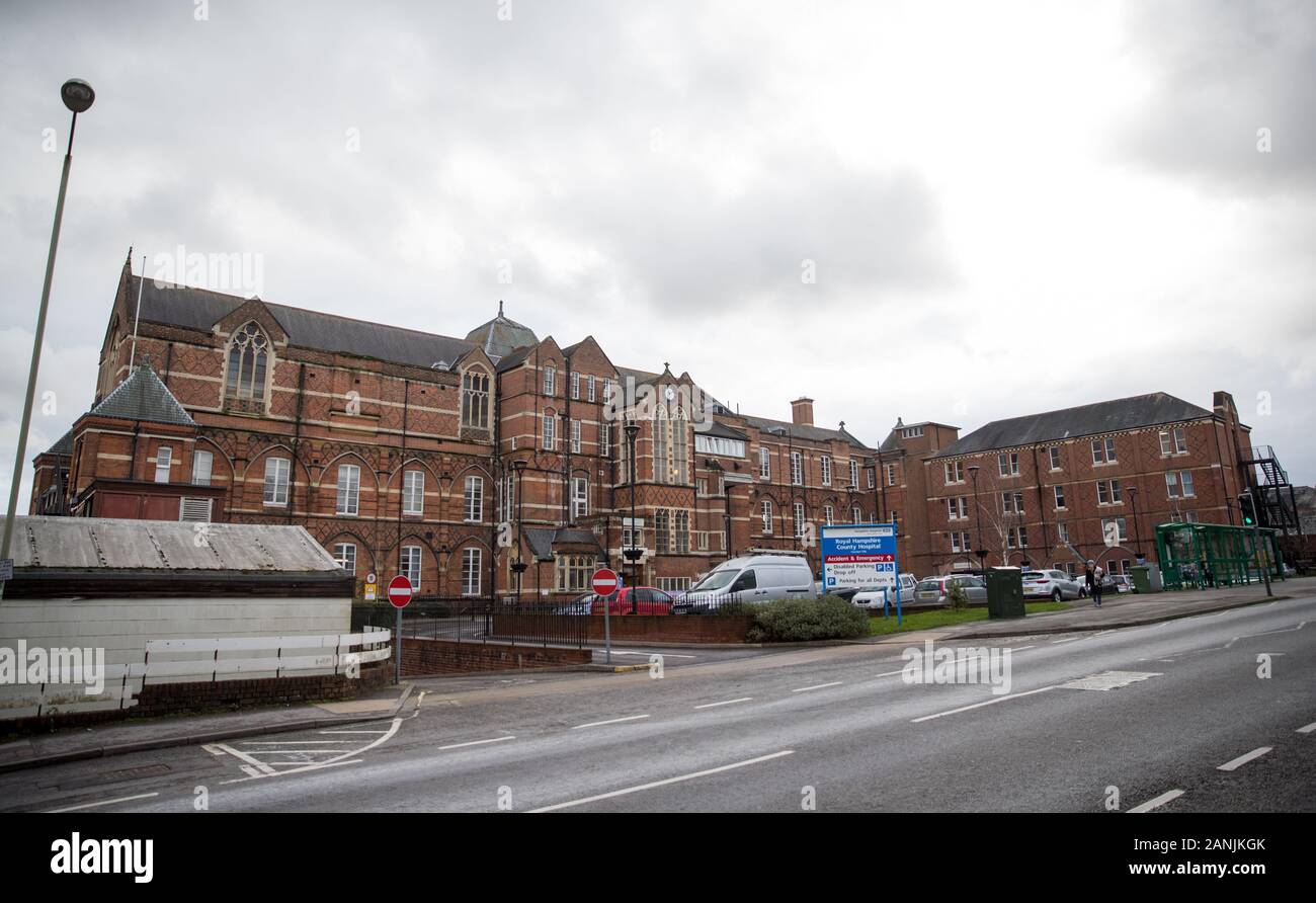 Royal Hampshire County Hospital Winchester High Resolution Stock