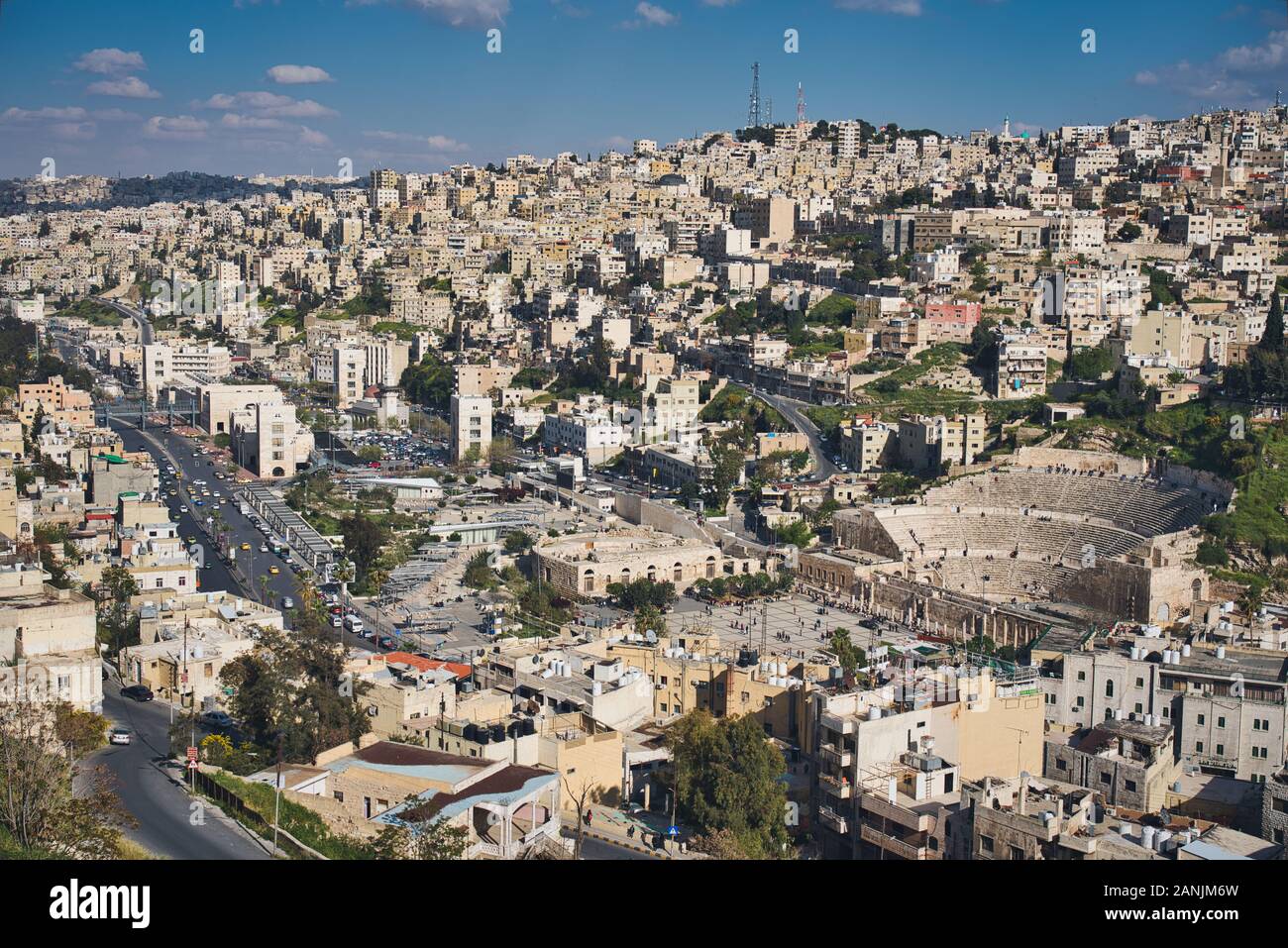 Photo of the city of amman at the day light Stock Photo