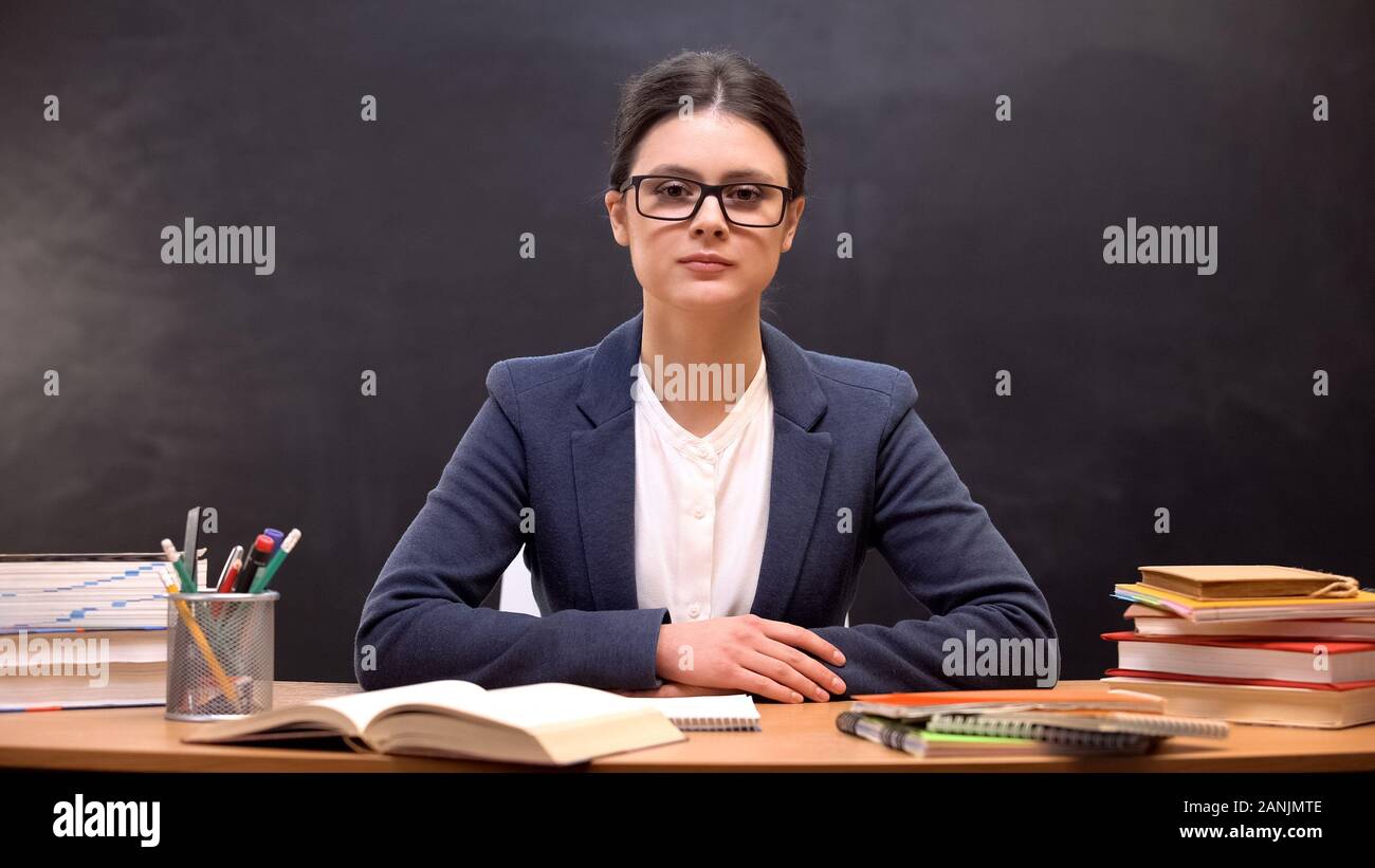 Lady teacher strict hires stock photography and images Alamy