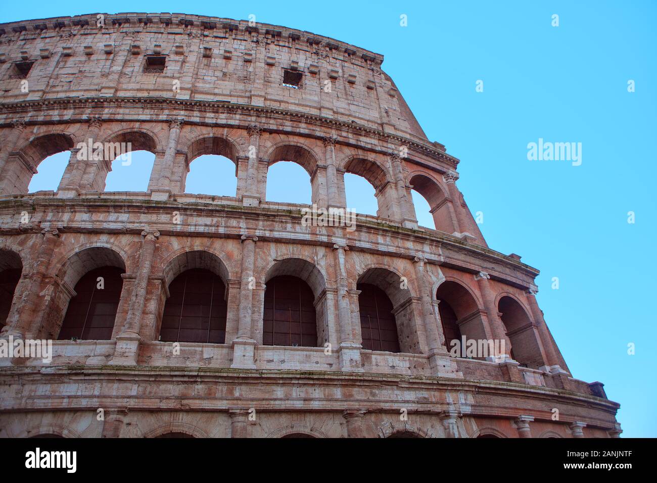 architectural details of Colosseum arches Stock Photo Alamy