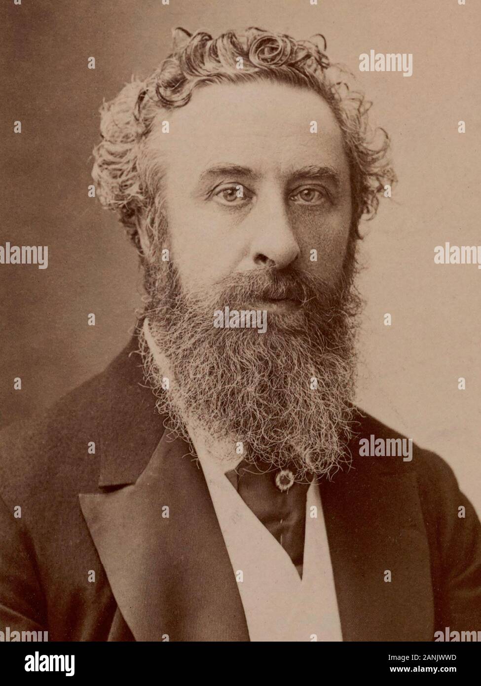 ROBERT BULWER-LYTTON (1831-1891) English Conservative statesman Stock Photo