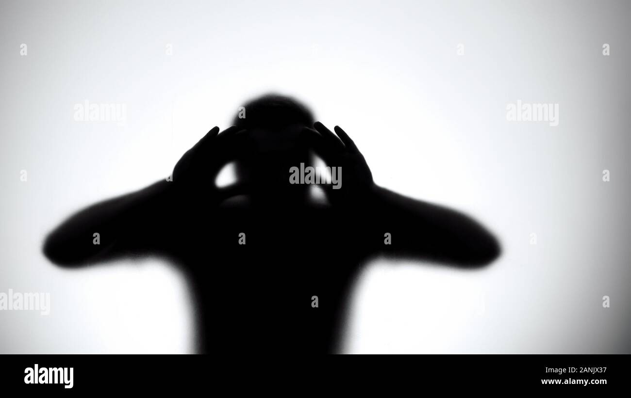 Male ghost silhouette hi-res stock photography and images - Alamy