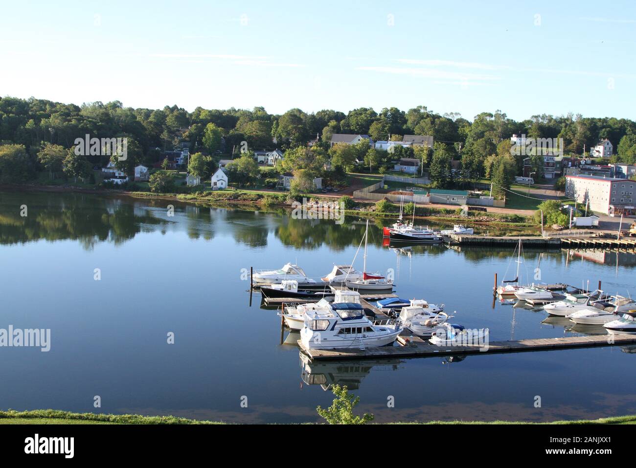 Montague Harbour Marina, Montague, PEI Stock Photo Alamy