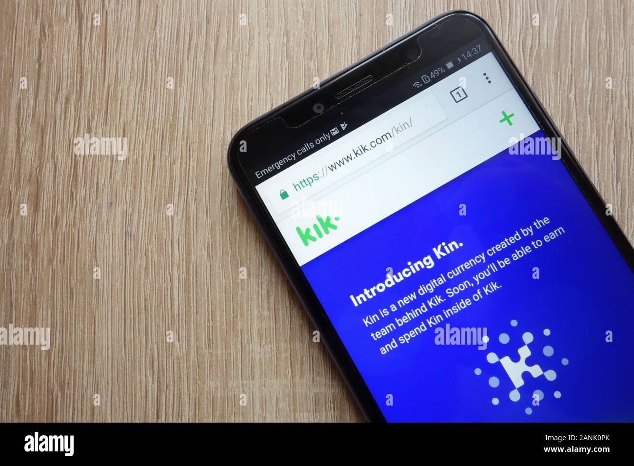 Kin blockchain hi-res stock photography and images - Alamy