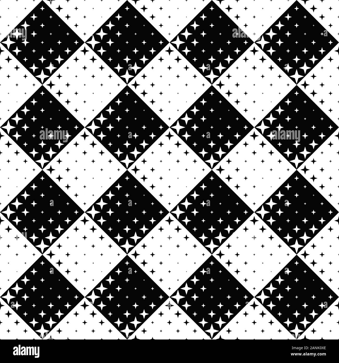 Abstract seamless star pattern background - geometrical vector ...