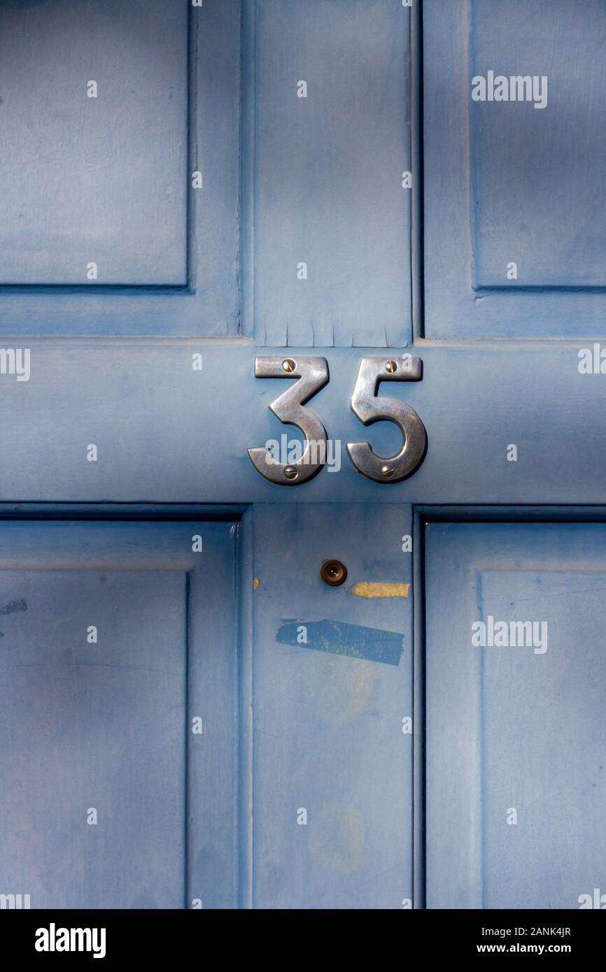 House number 35 in London Stock Photo