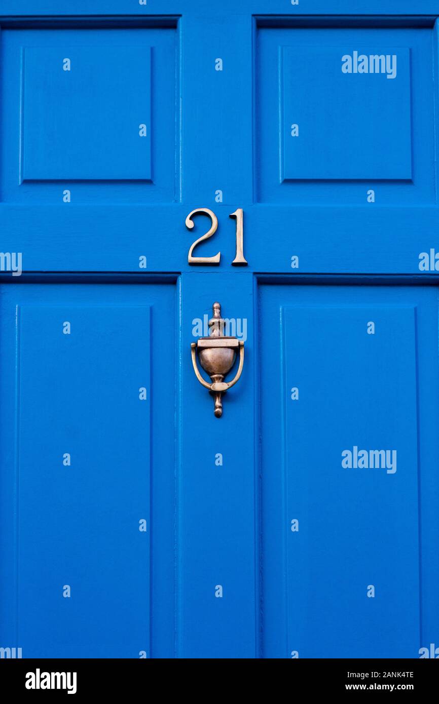 House number 21 Stock Photo