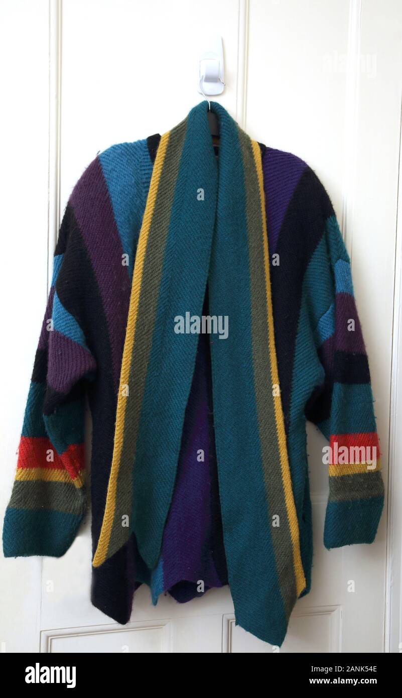 Multi coloured cardigan hi res stock photography and images Alamy