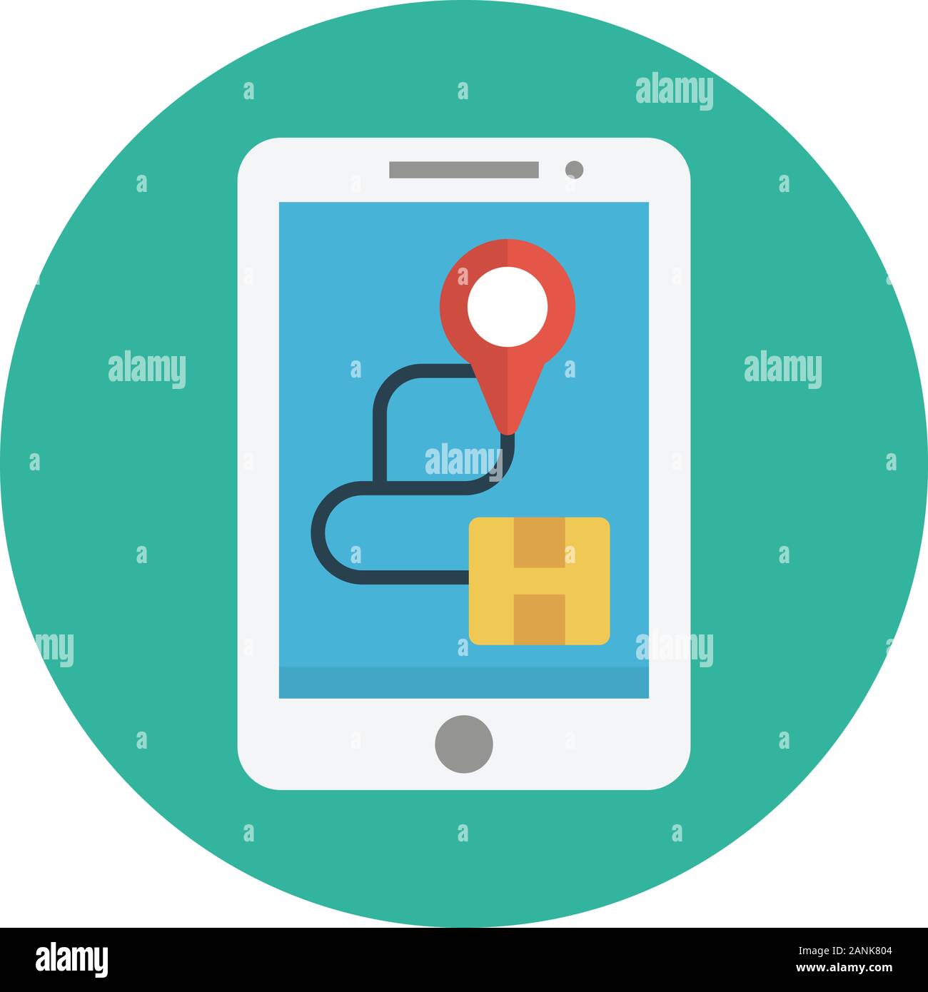 Delivery Pin Delivery pin Stock Vector Images - Alamy