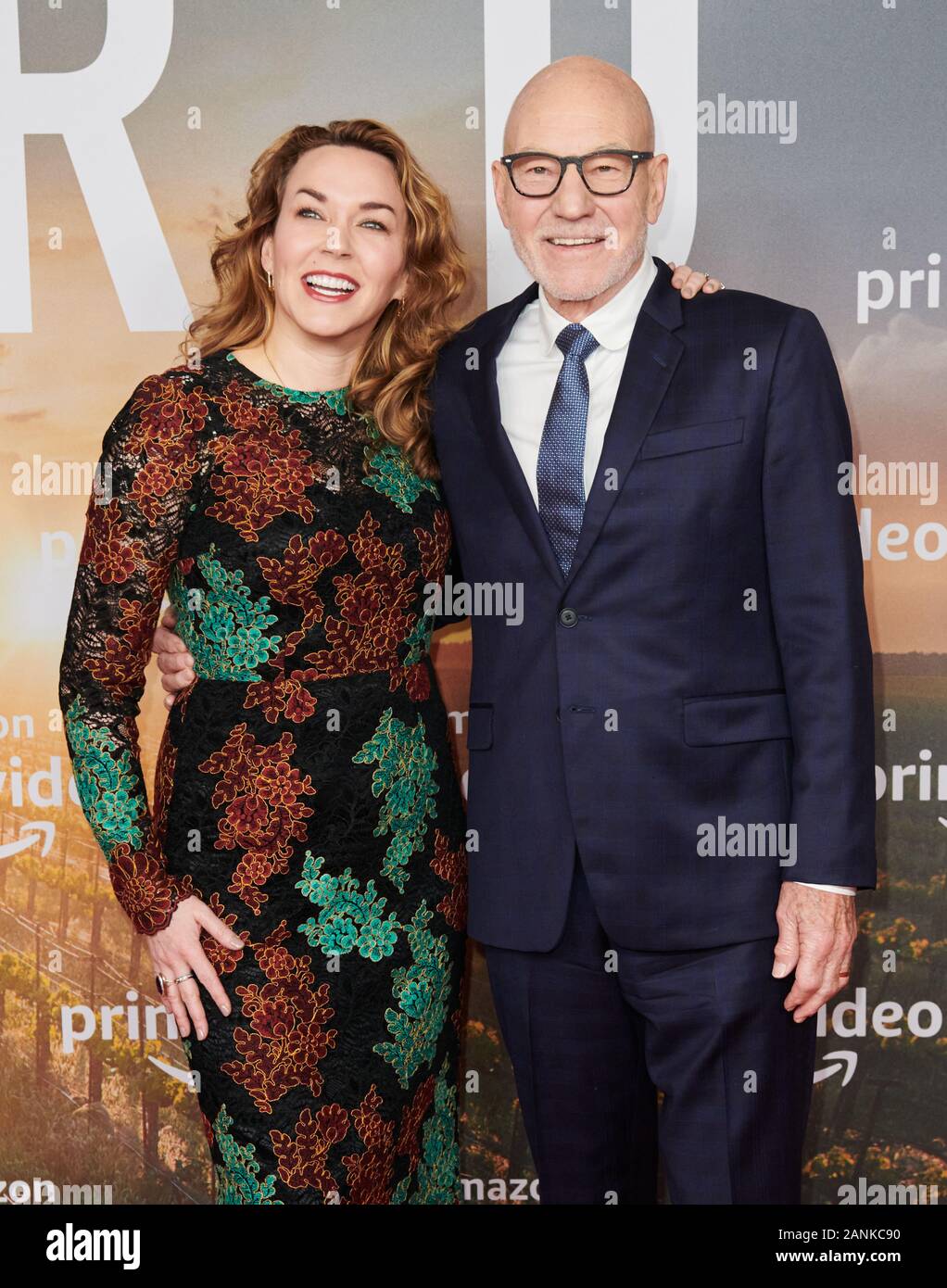 Berlin Germany 17th Jan 2020 Actor Patrick Stewart Comes With His Wife Sonny Steward To The Star Trek Picard Event At The Zoo Palast Credit Annette Riedl Dpa Alamy Live News Stock Photo