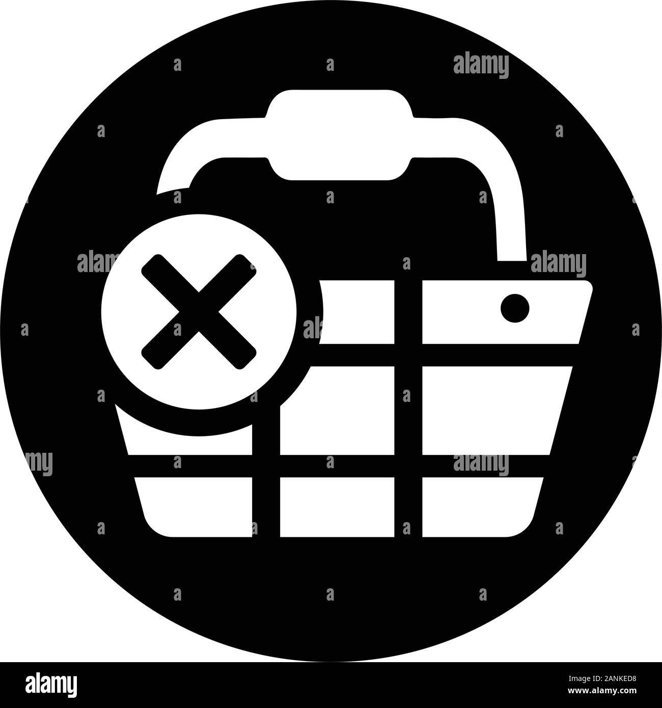 Well organized and fully editable Remove cart vector icon, delete from ...