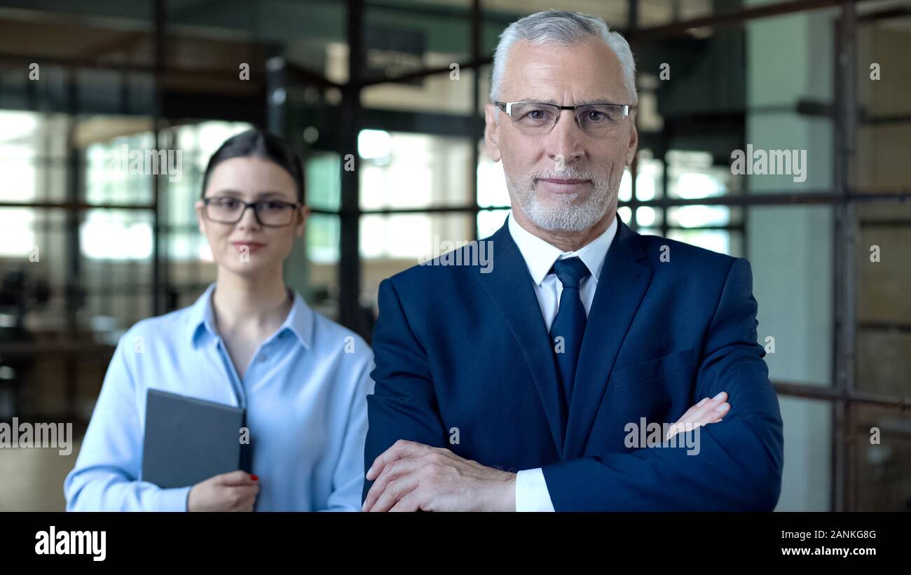 Male secretary to female boss hi-res stock photography and images - Alamy