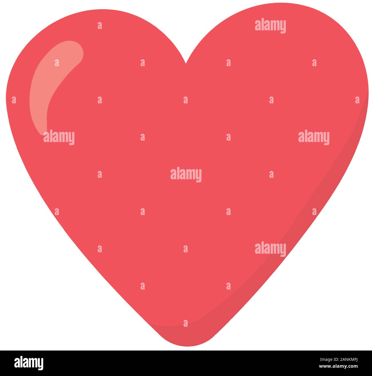 happy valentines day, red heart love romantic icon celebration vector ...