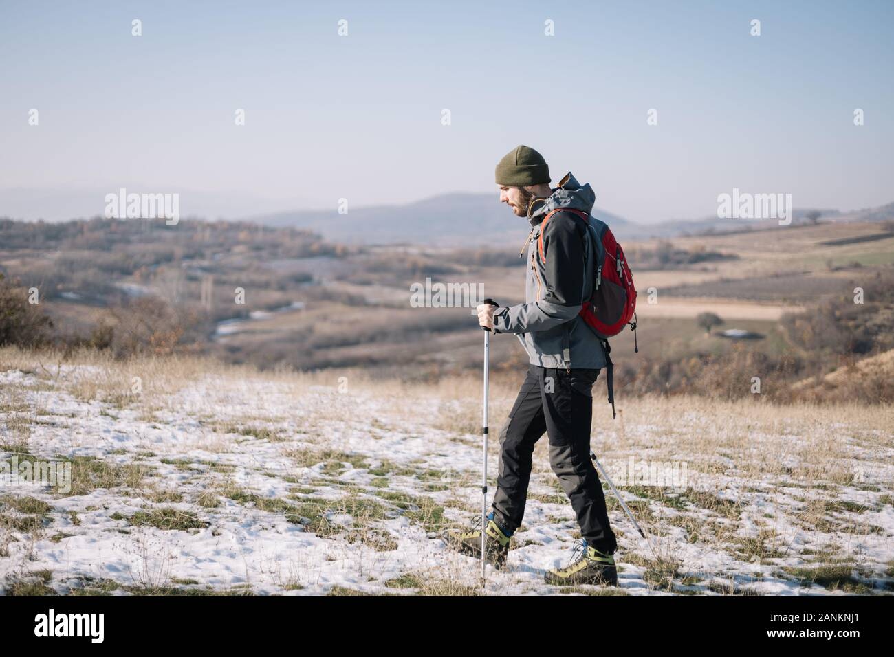 Using Walking Poles High Resolution Stock Photography and Images - Alamy