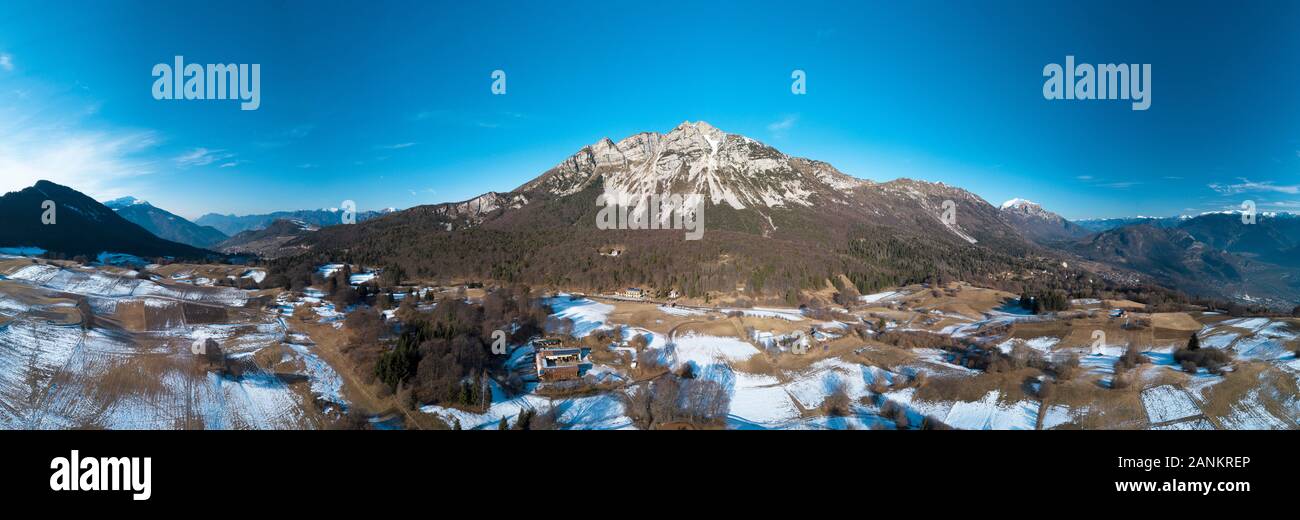 Monte Stivo, Trentino mountain north of Lake Garda. Stock Photo