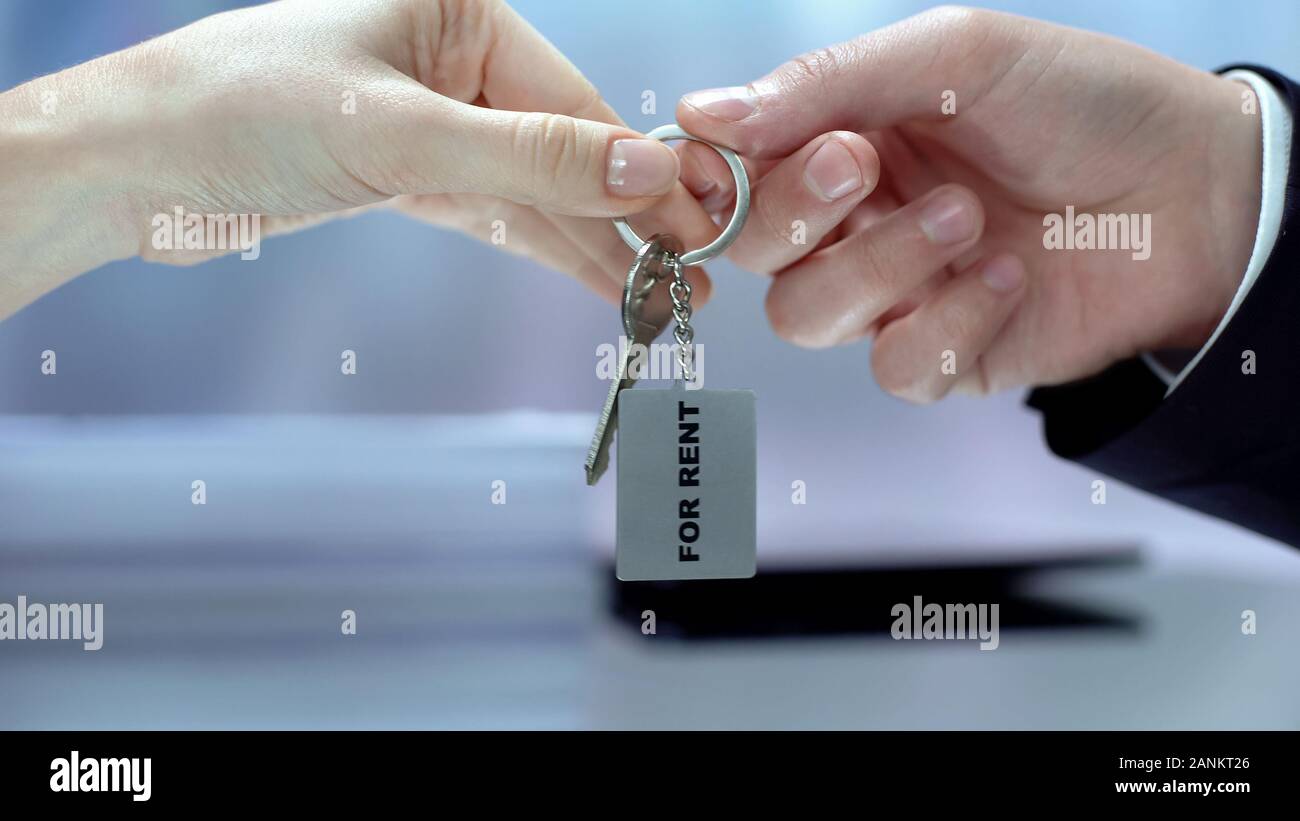 Hand check rent hi-res stock photography and images - Alamy