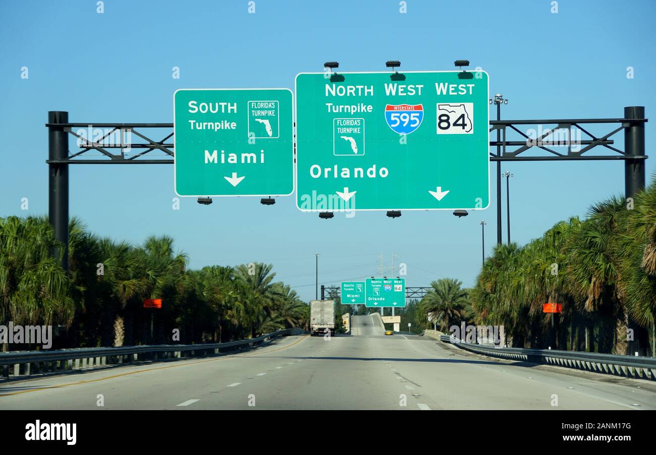 Florida Turnpike Map