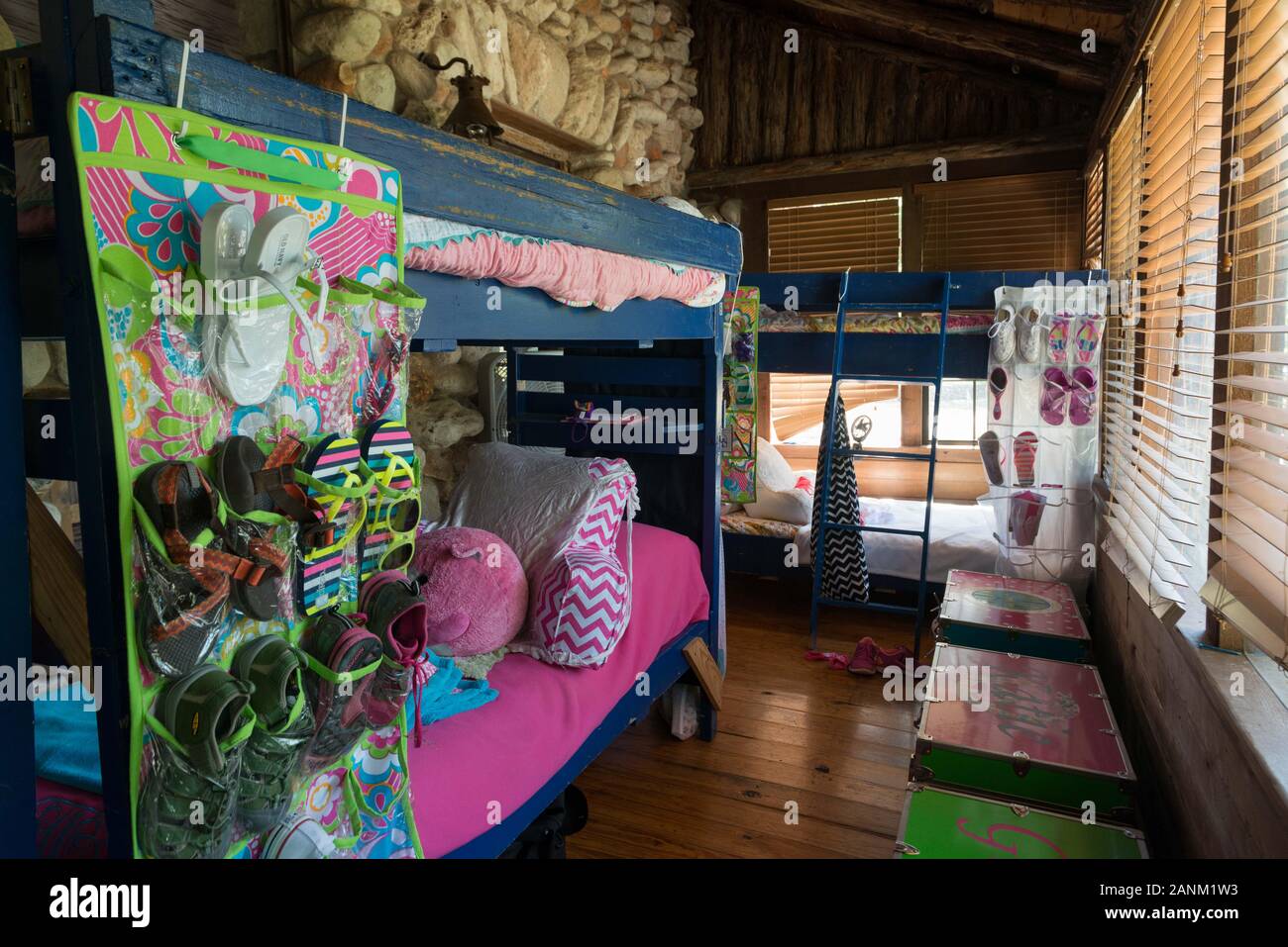 A campers bunk at camp waldemar hires stock photography and images Alamy