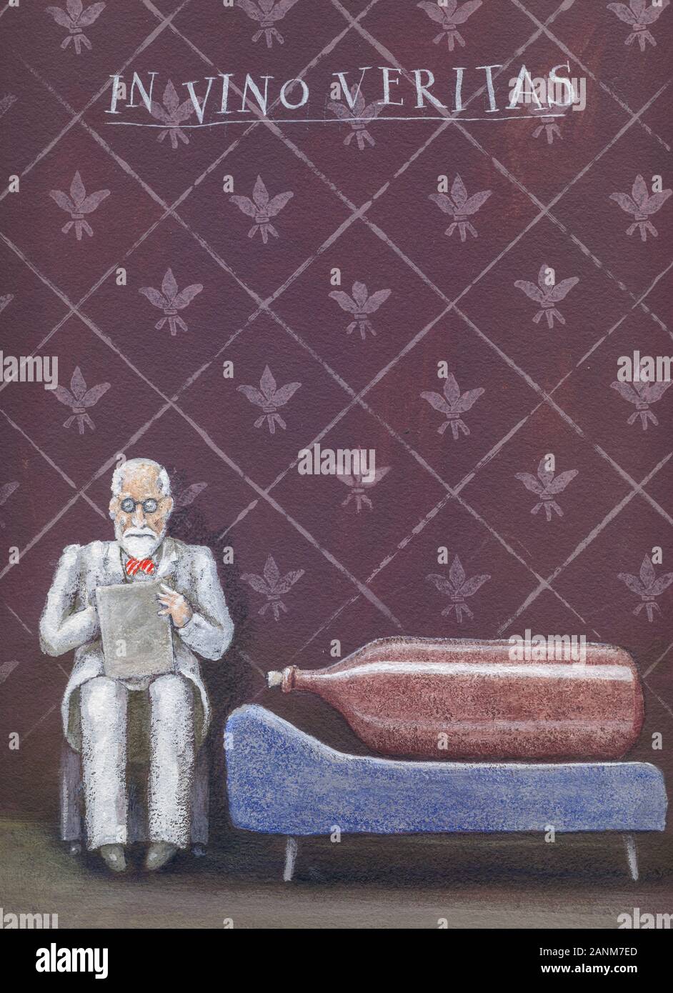 In Vino Veritas Stock Photo - Alamy